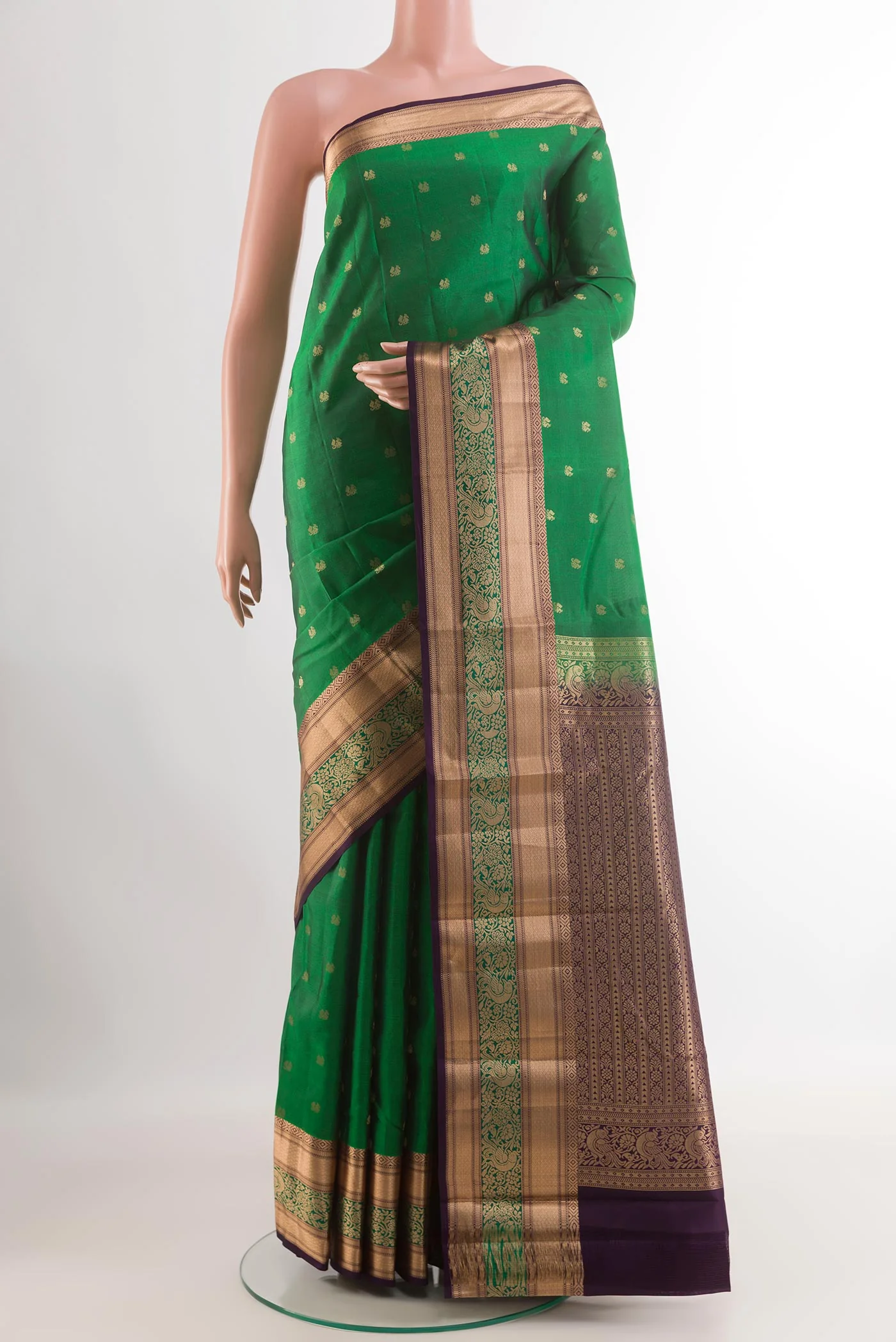Green Kanjivaram Silk Saree