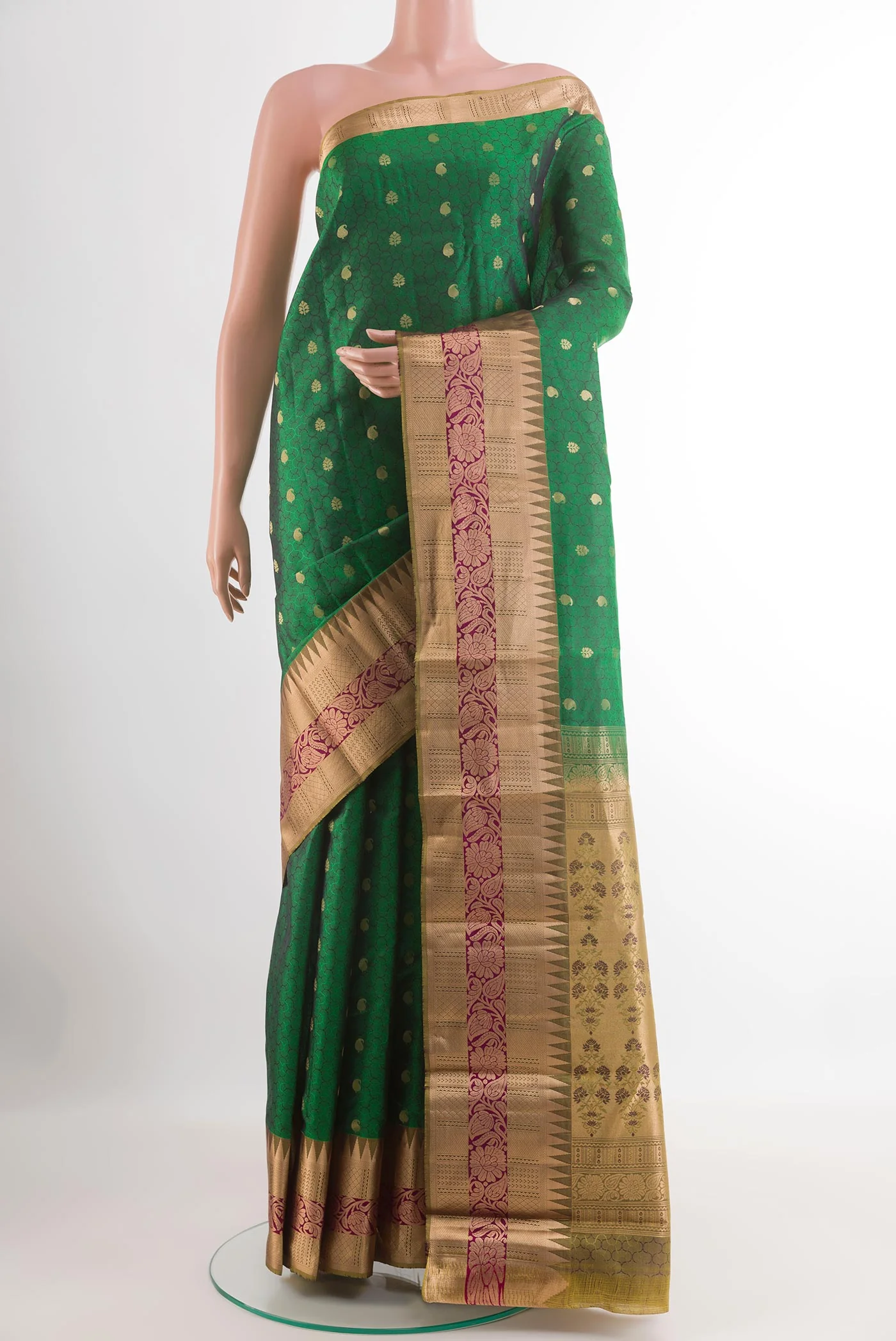 Green Kanjivaram Silk Saree