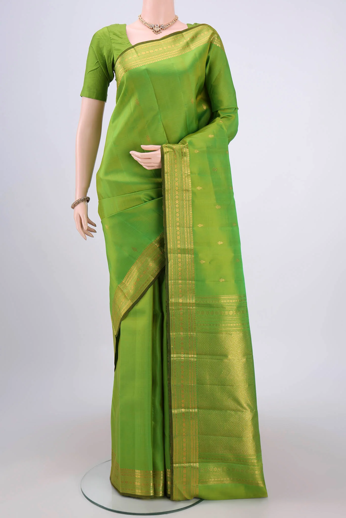 Green Kanjivaram Silk Saree