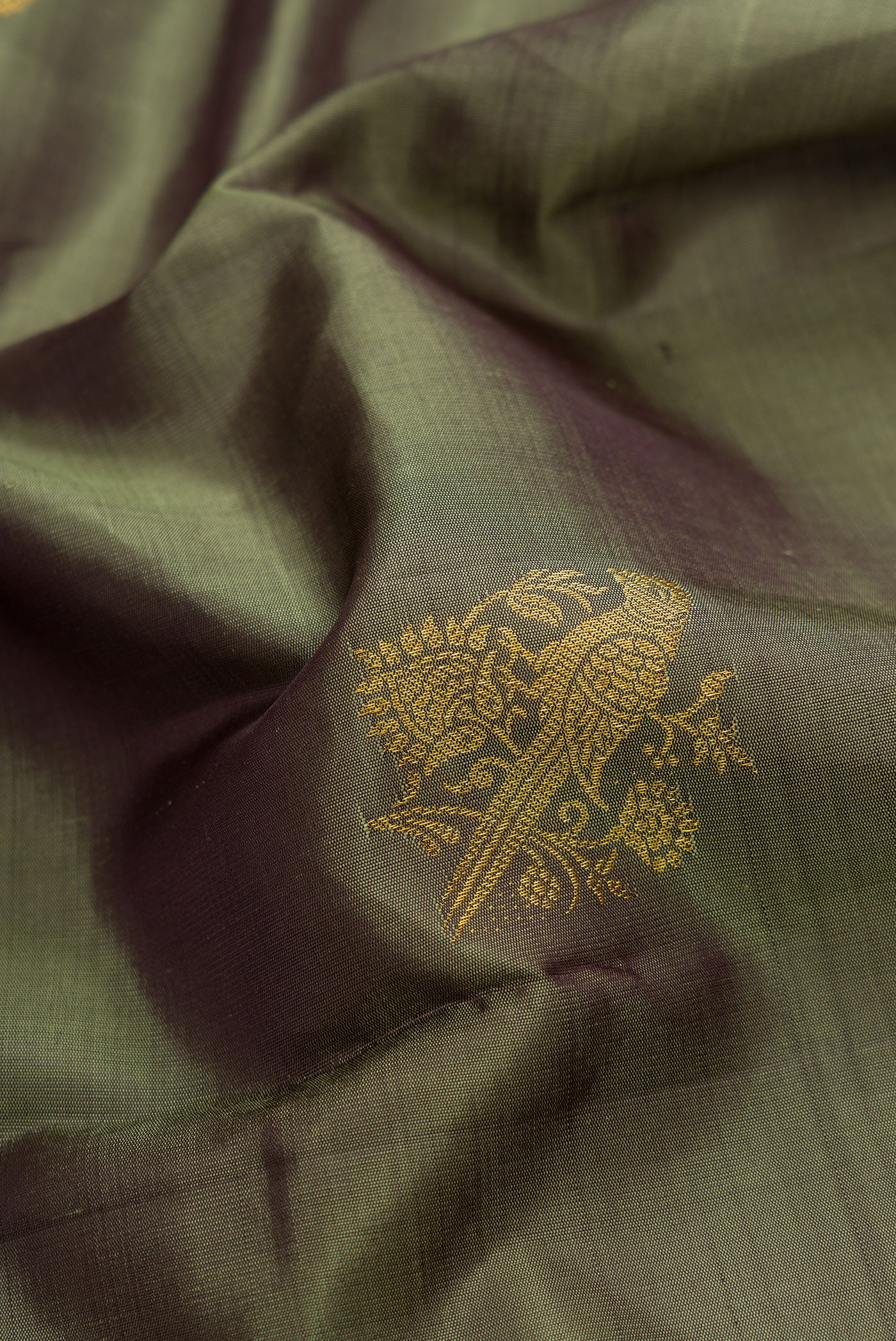 Green Kanjivaram Silk Saree - Image 2