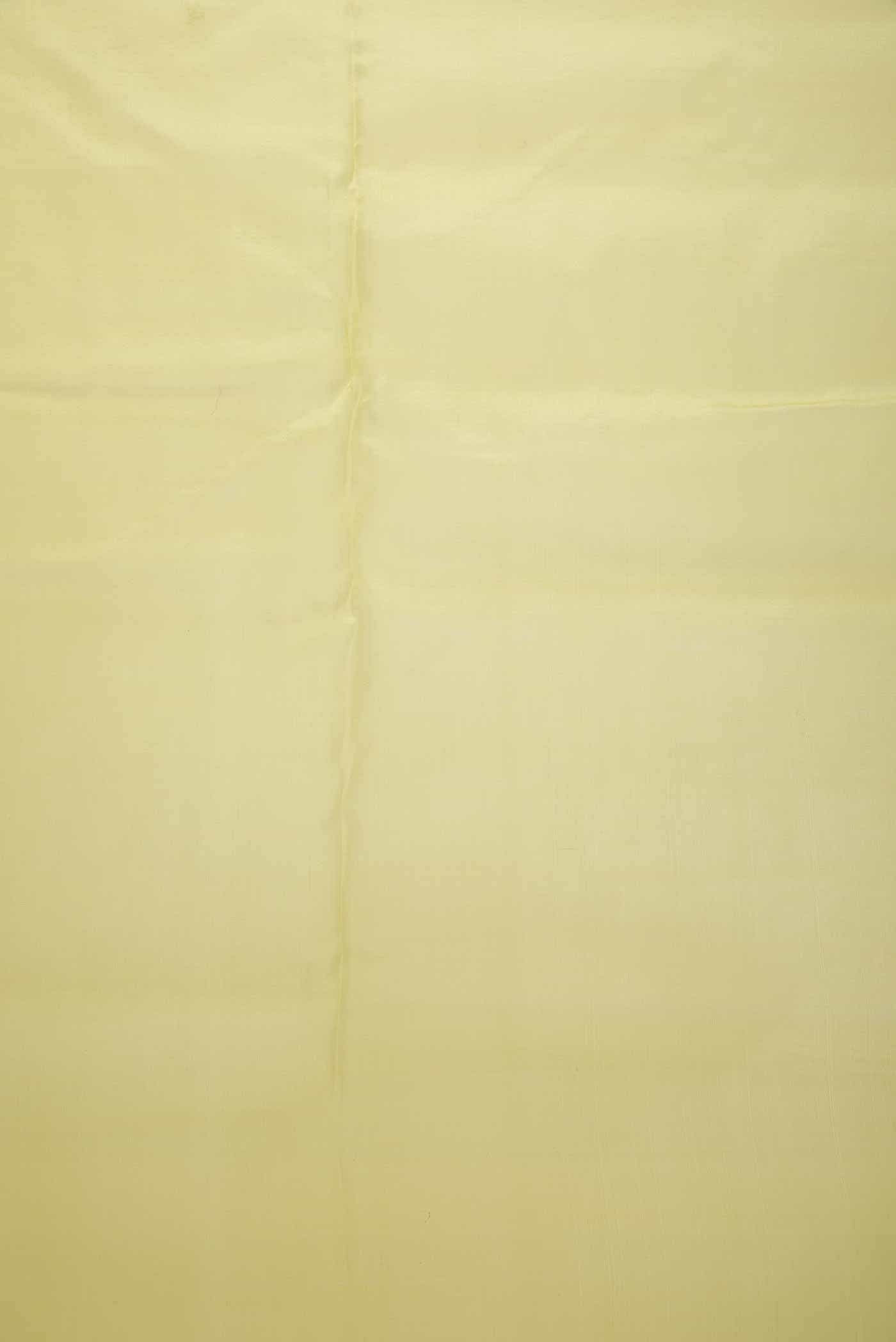 Green Organza Silk Dress Material - Image 2