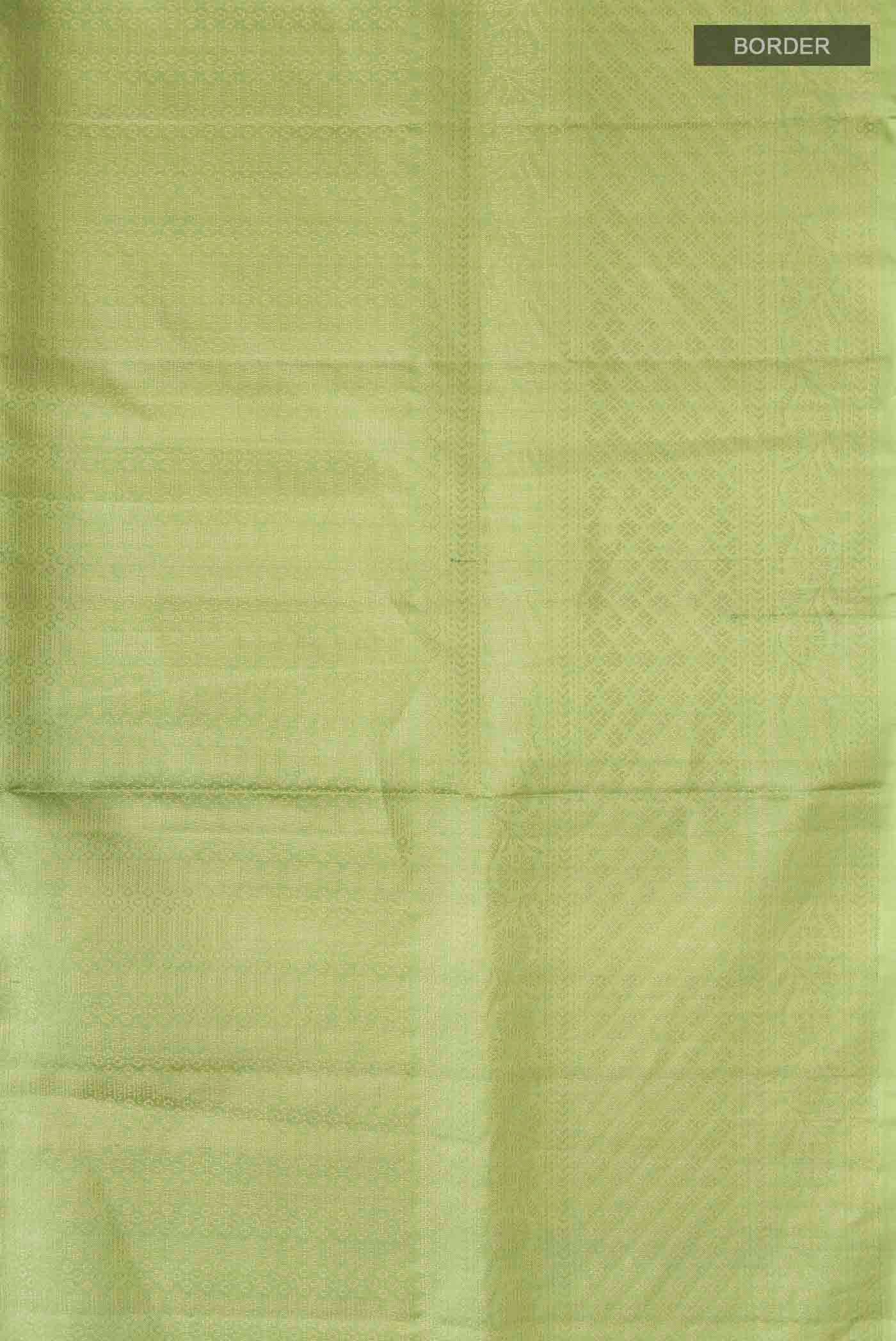 Green Soft Silk Saree - Image 3