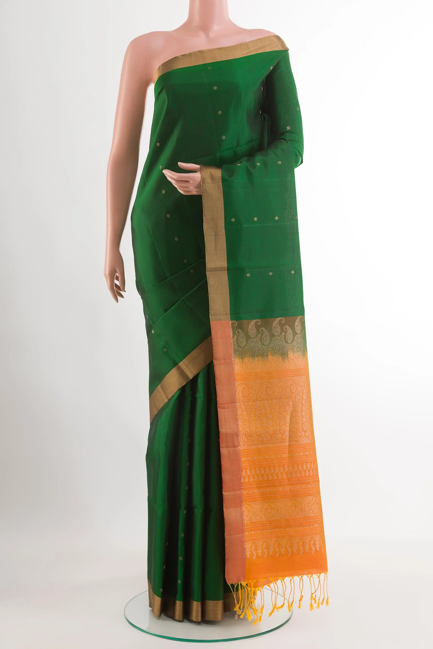 Green Soft Silk Saree