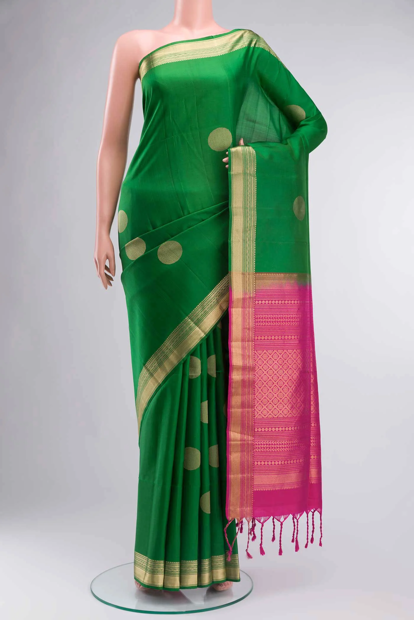 Green Soft Silk Saree