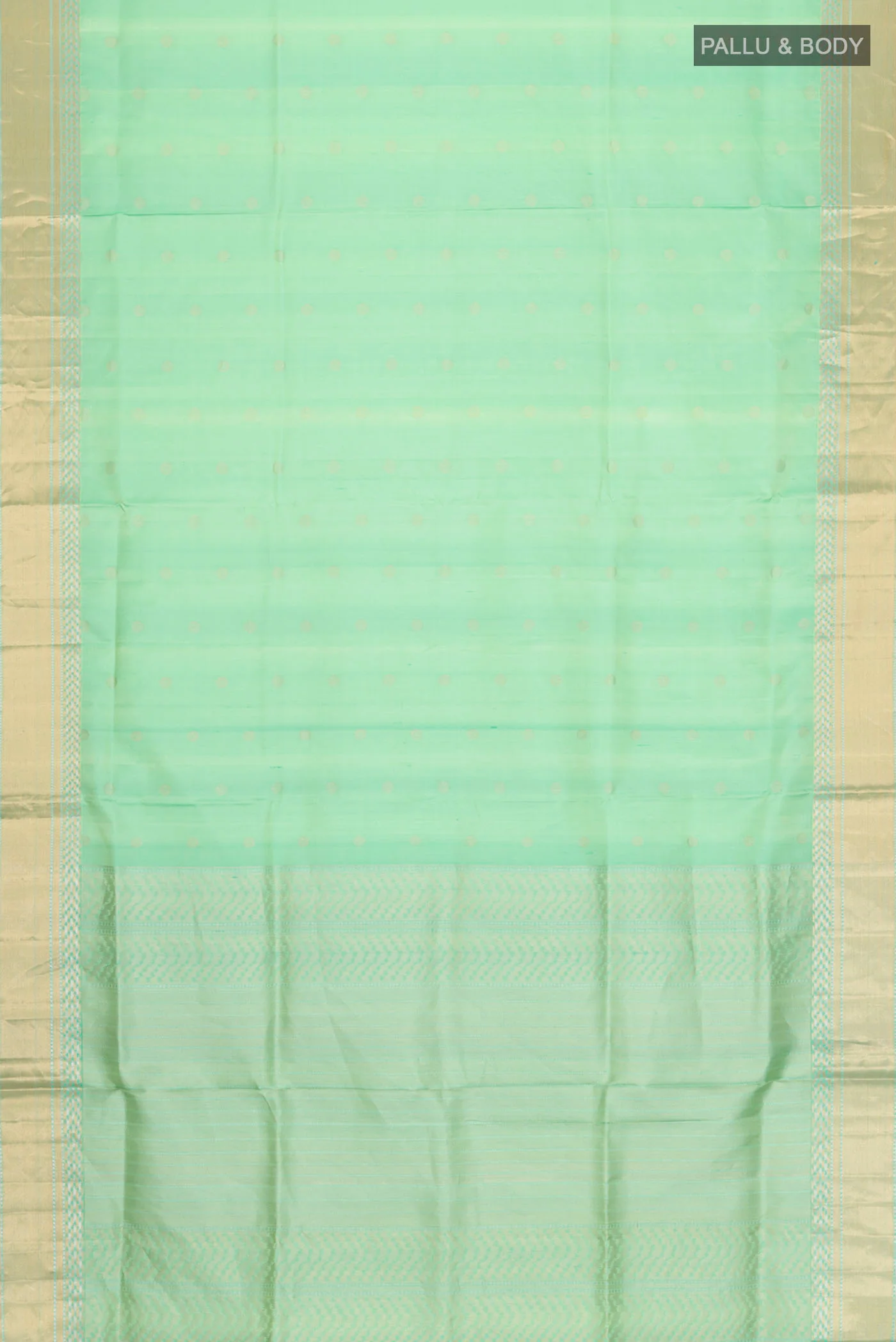 Green Soft Silk Saree - Image 5