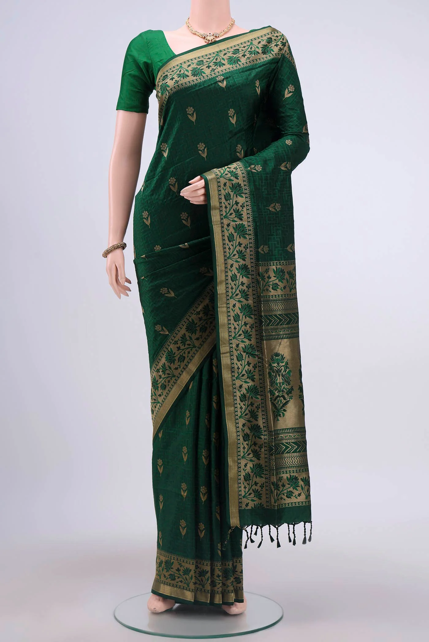 Green Soft Silk Saree