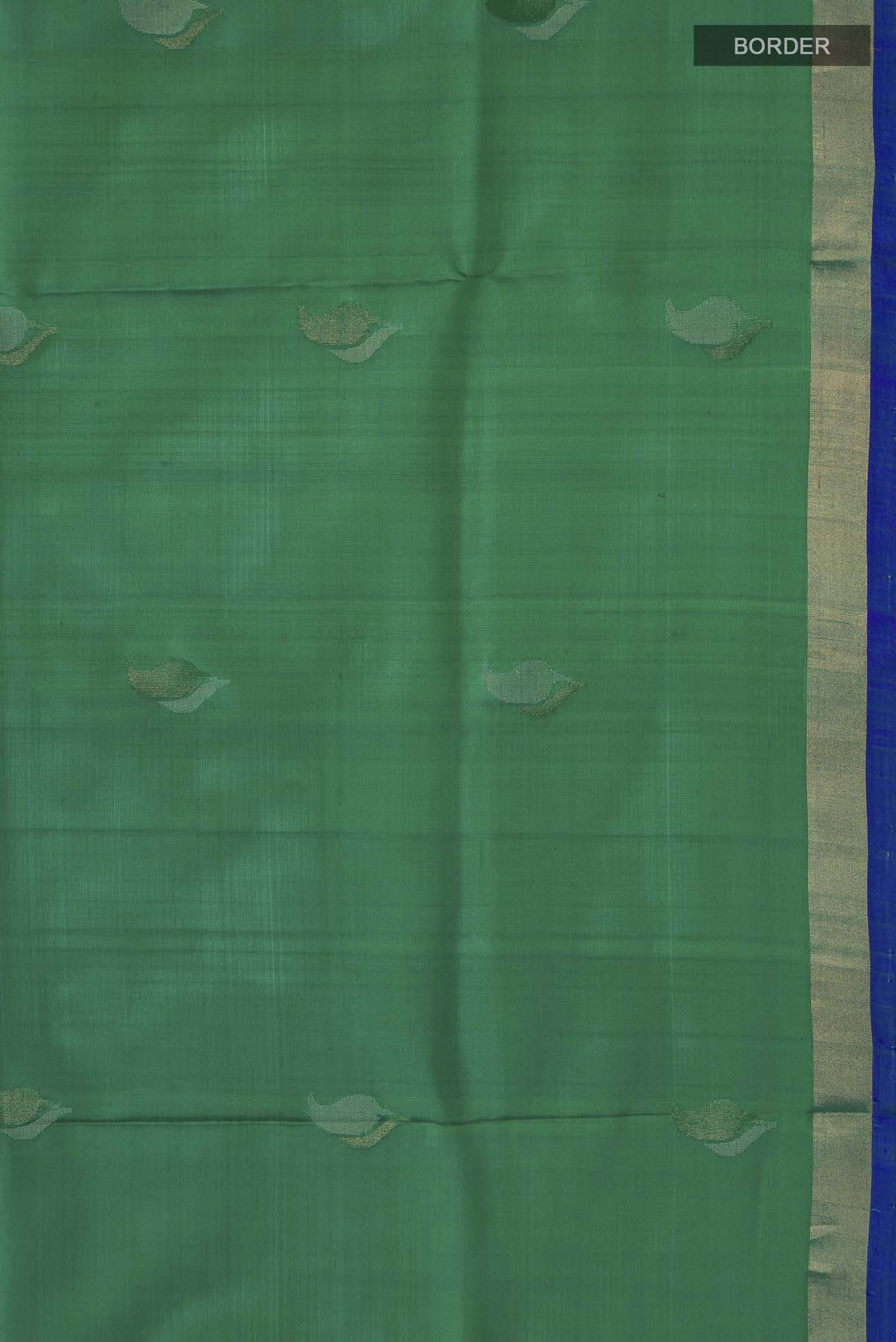 Green Uppada Silk Saree - Image 3