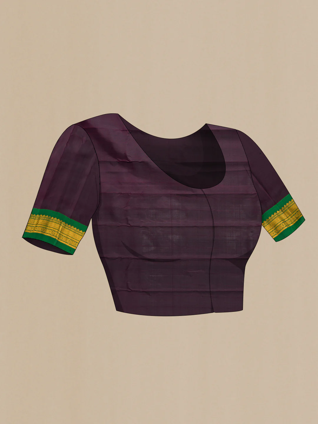 Grey Gadwal Silk Saree - Image 5