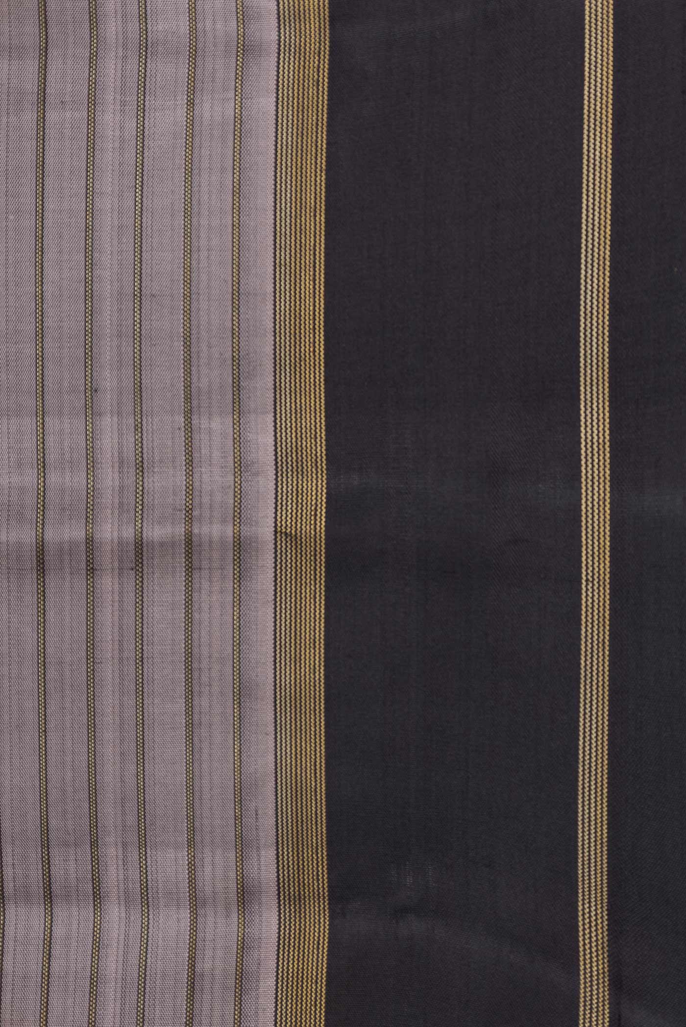 Grey Dual Tone Kanchipuram Silk Saree - Image 3