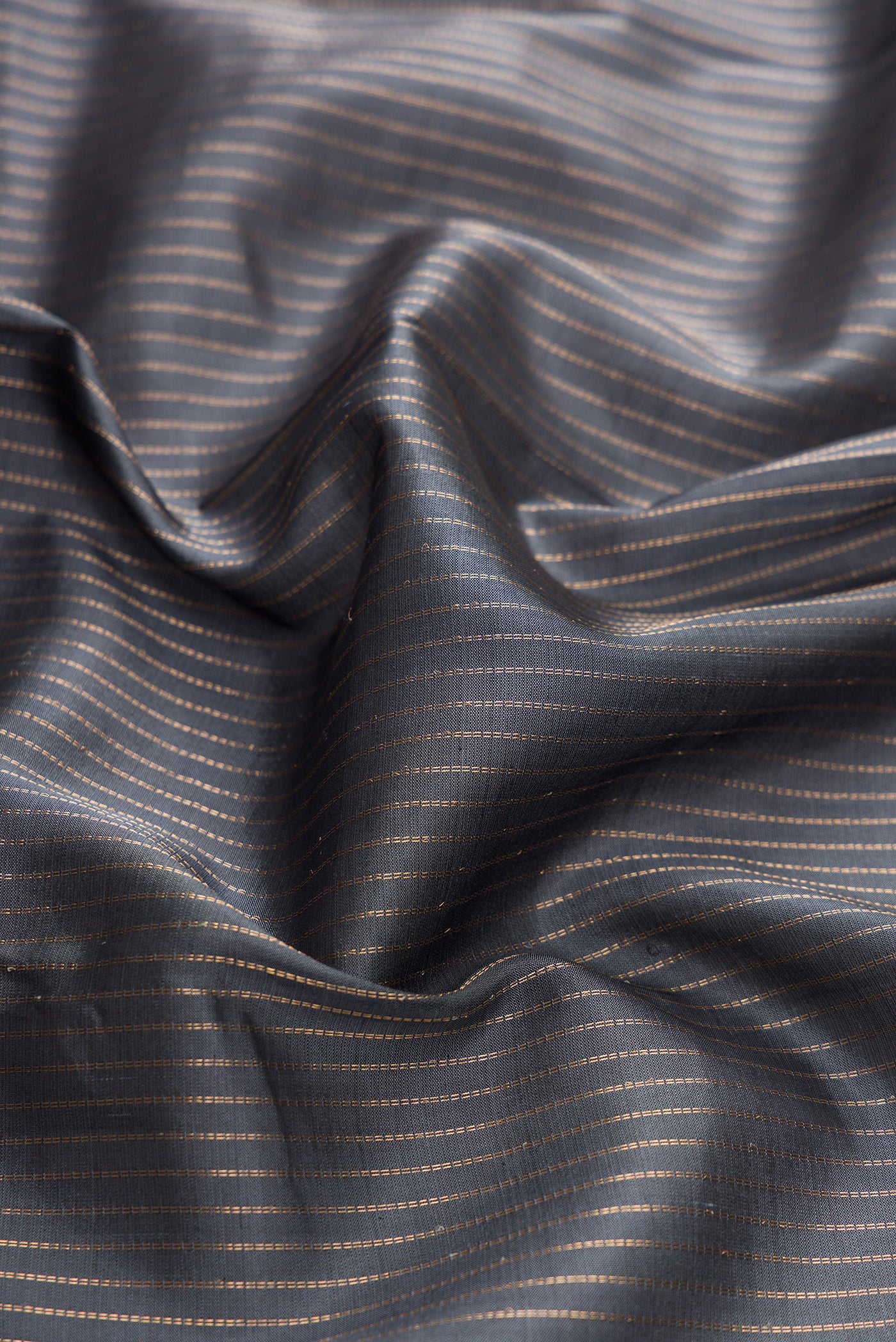 Grey Kanchipuram Silk Saree - Image 2