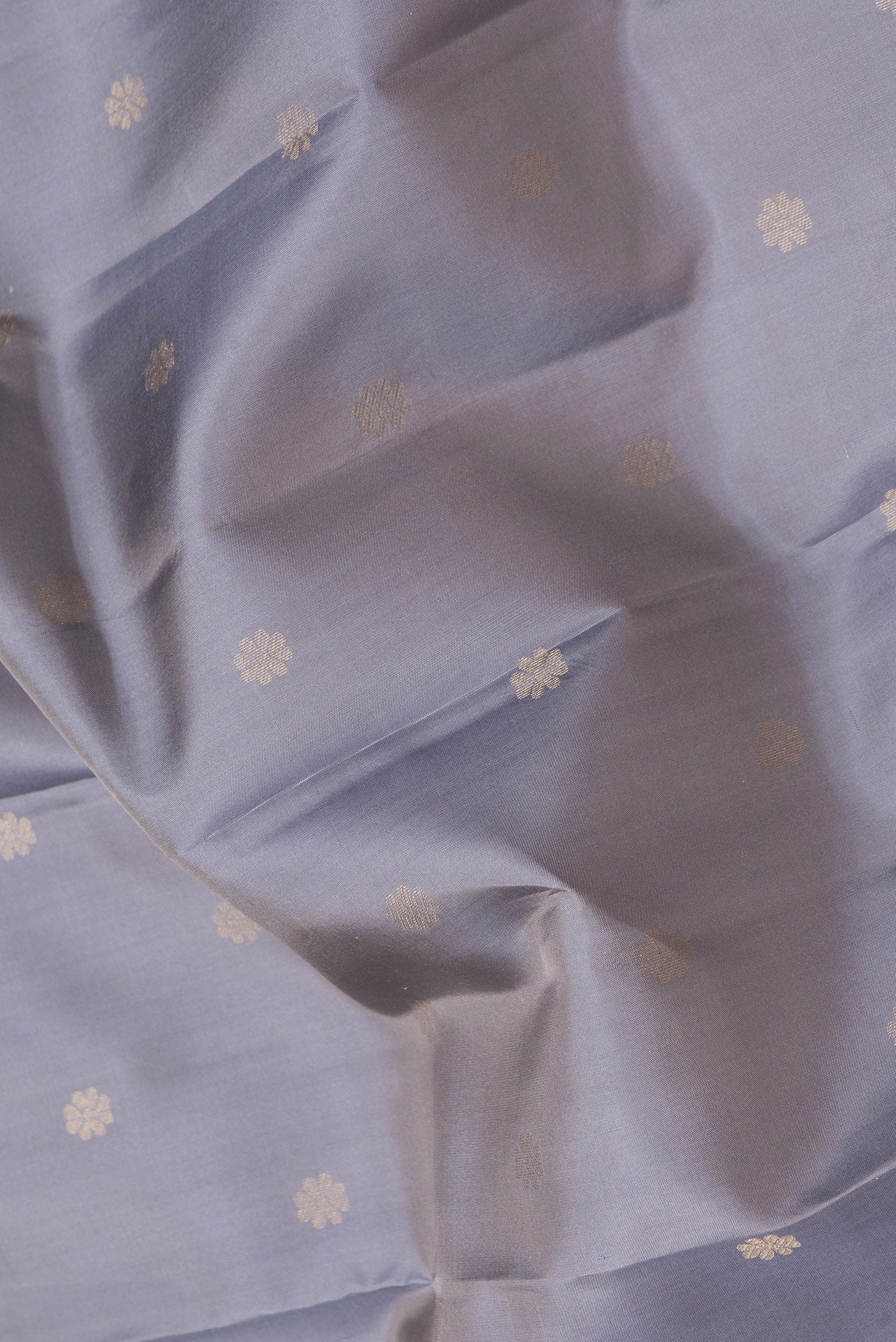 Grey Kanjivaram Silk Saree - Image 2