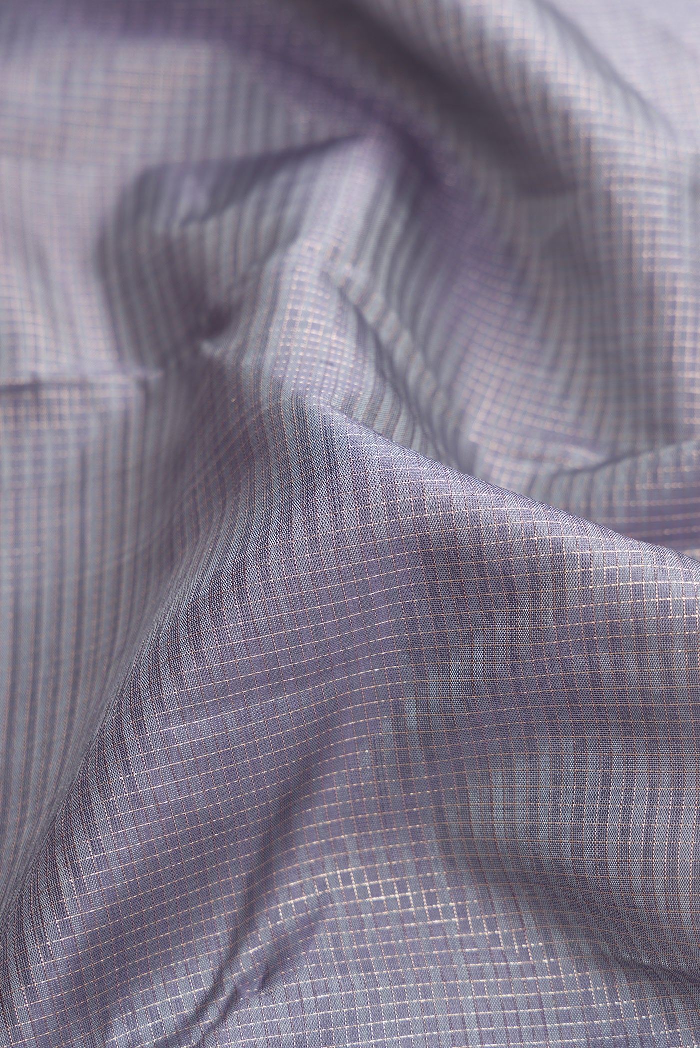 Grey Kanjivaram Silk Saree - Image 2