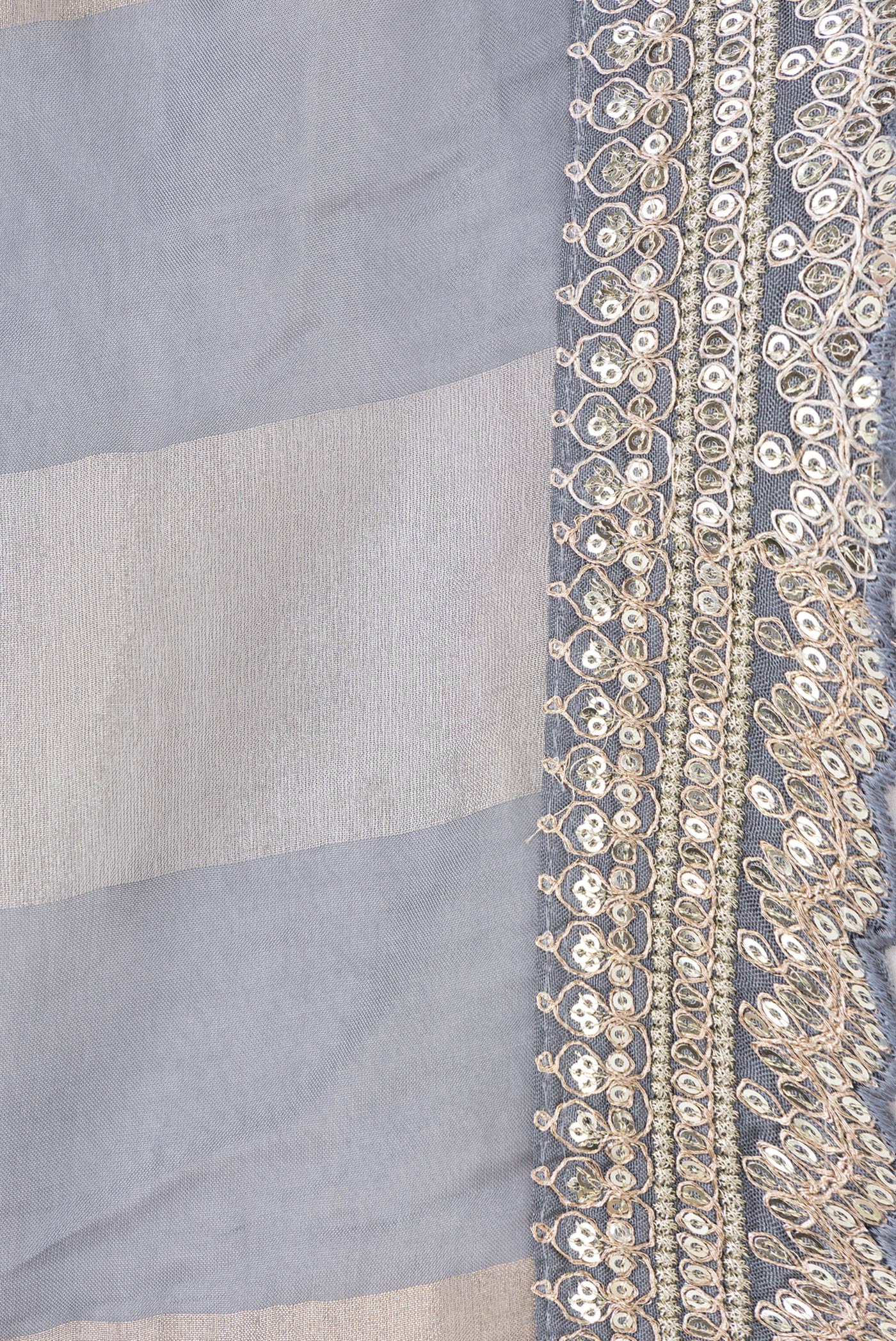 Grey Georgette Saree - Image 3