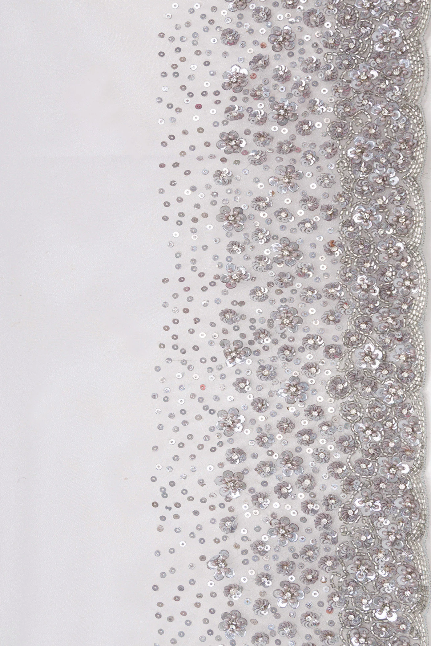 Lilac Organza Silk Saree - Image 3