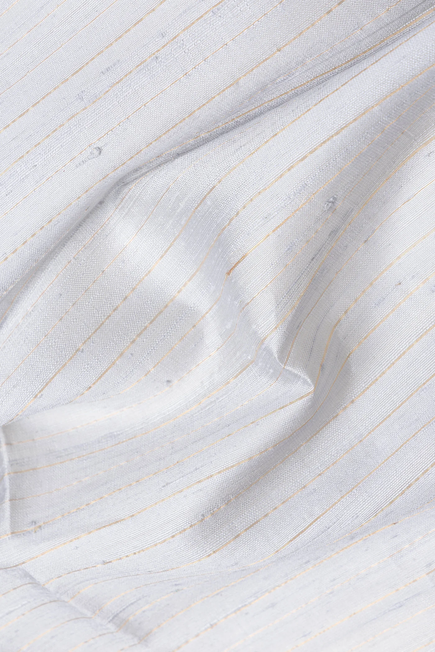 Grey Raw Silk Saree - Image 2
