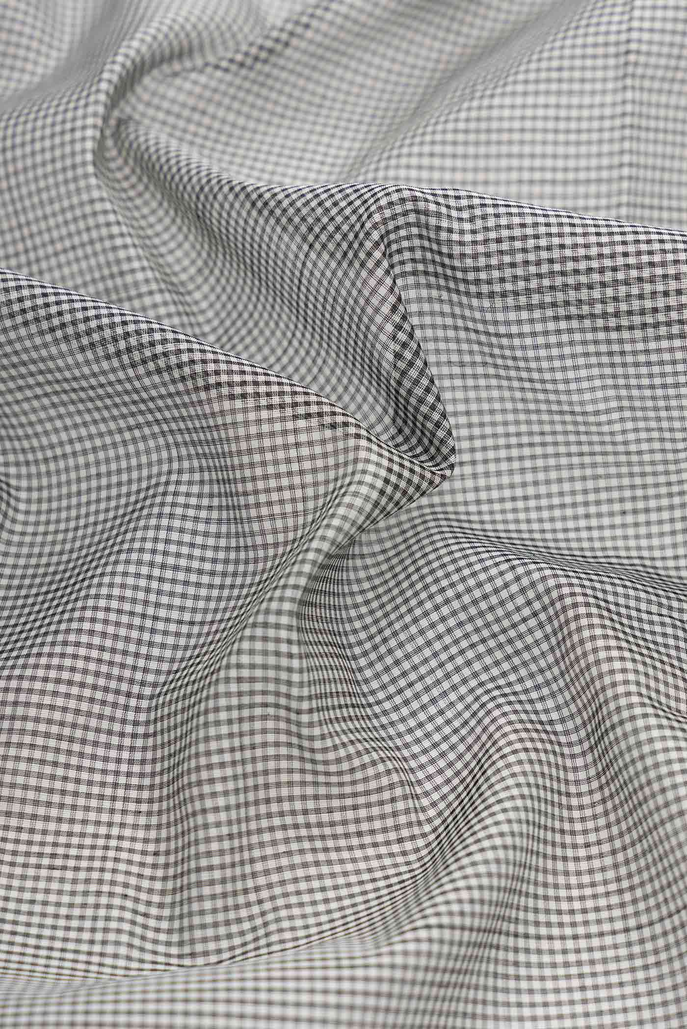 Grey Dual Tone Silk Cotton Saree - Image 2