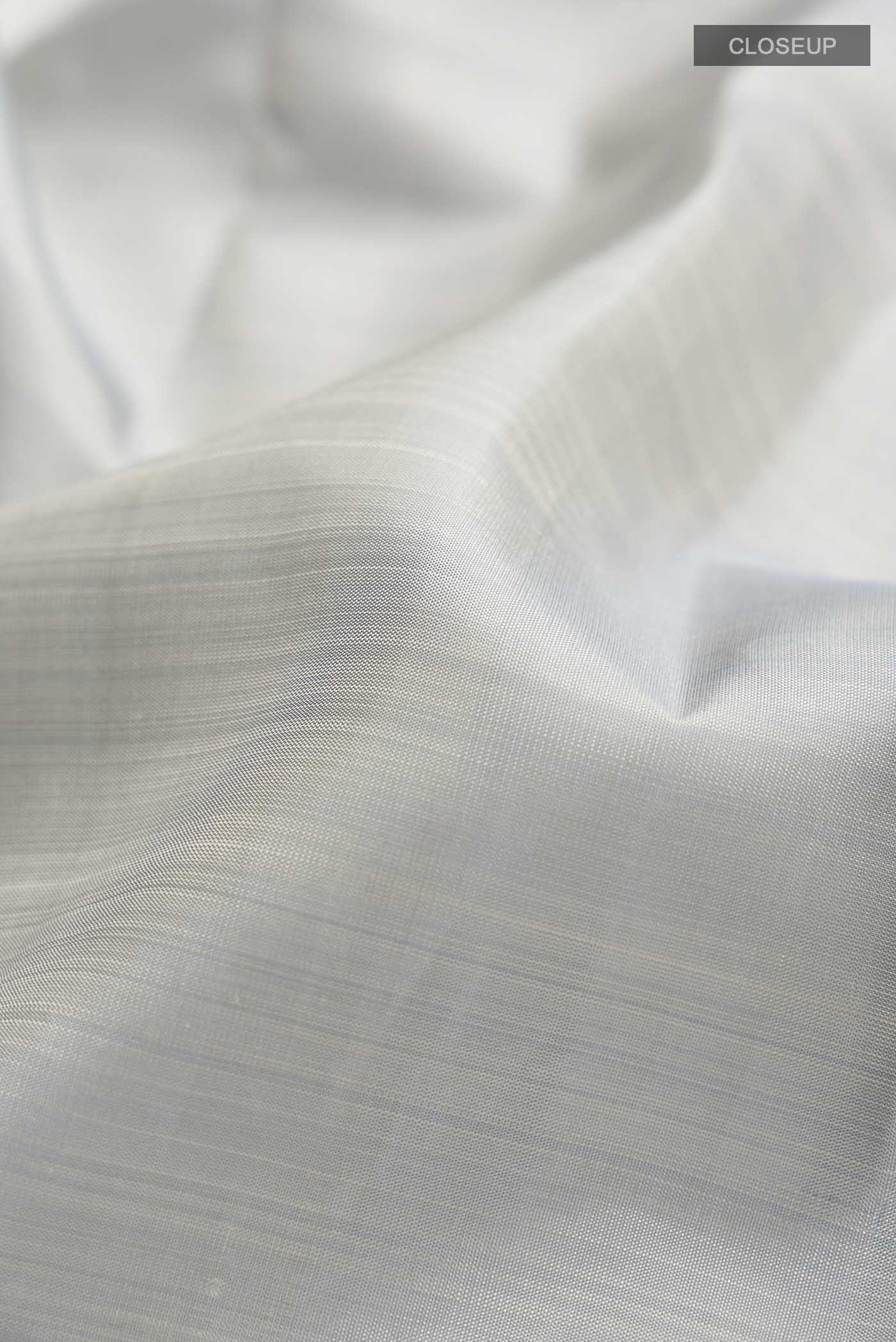 Grey Kanjivaram Silk Saree - Image 2