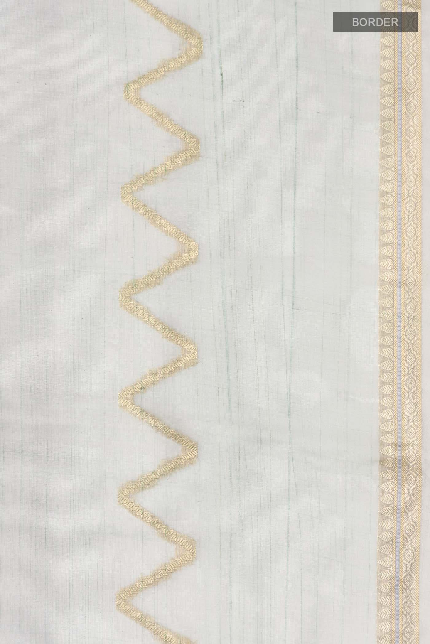Grey Organza Silk Saree - Image 3