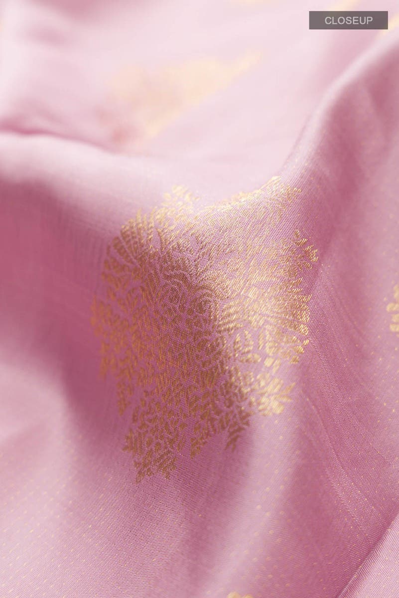 Kavini-Light Pink Kanchipuram Silk Saree - Image 7
