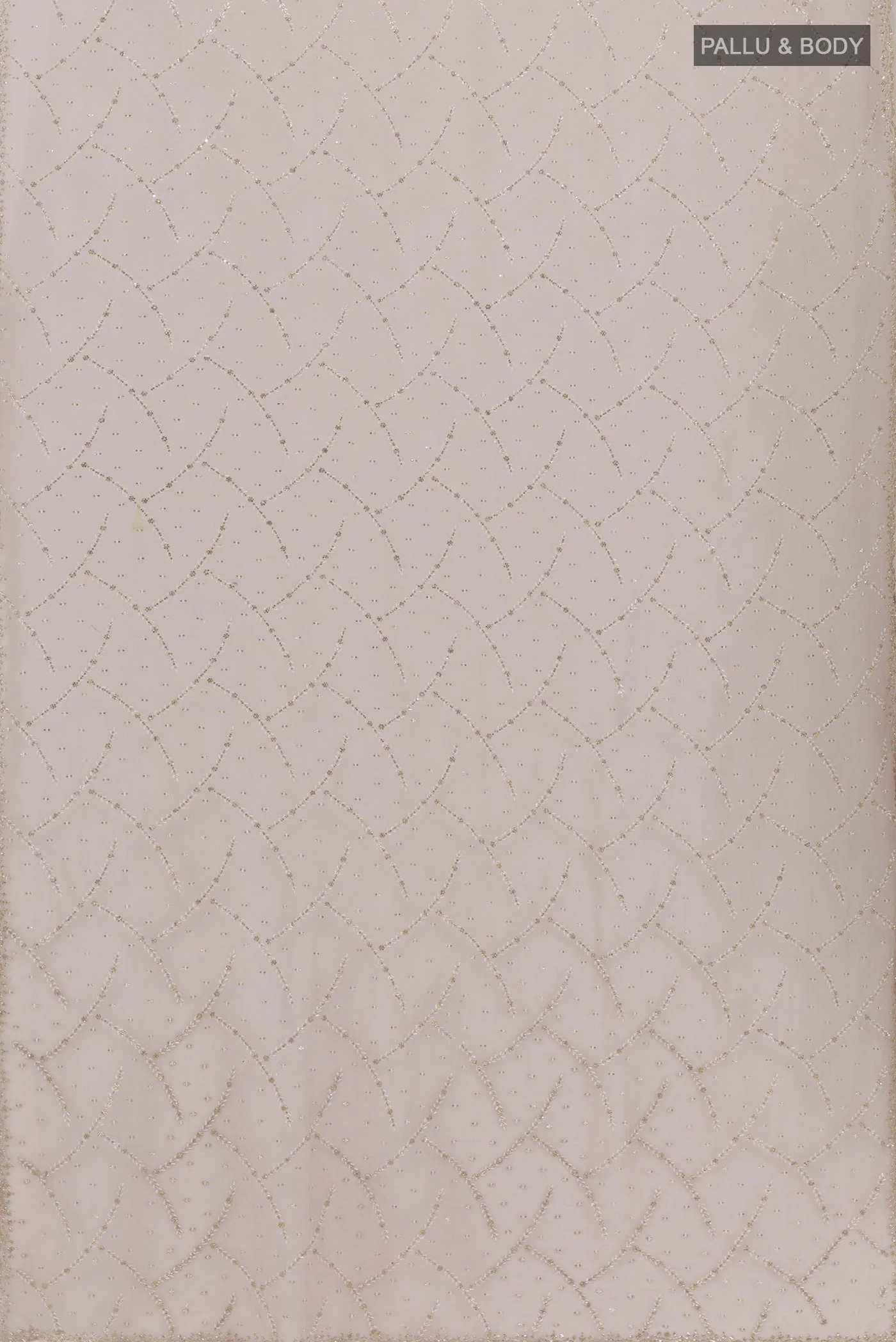 Lavender Blended Organza Silk Saree - Image 3