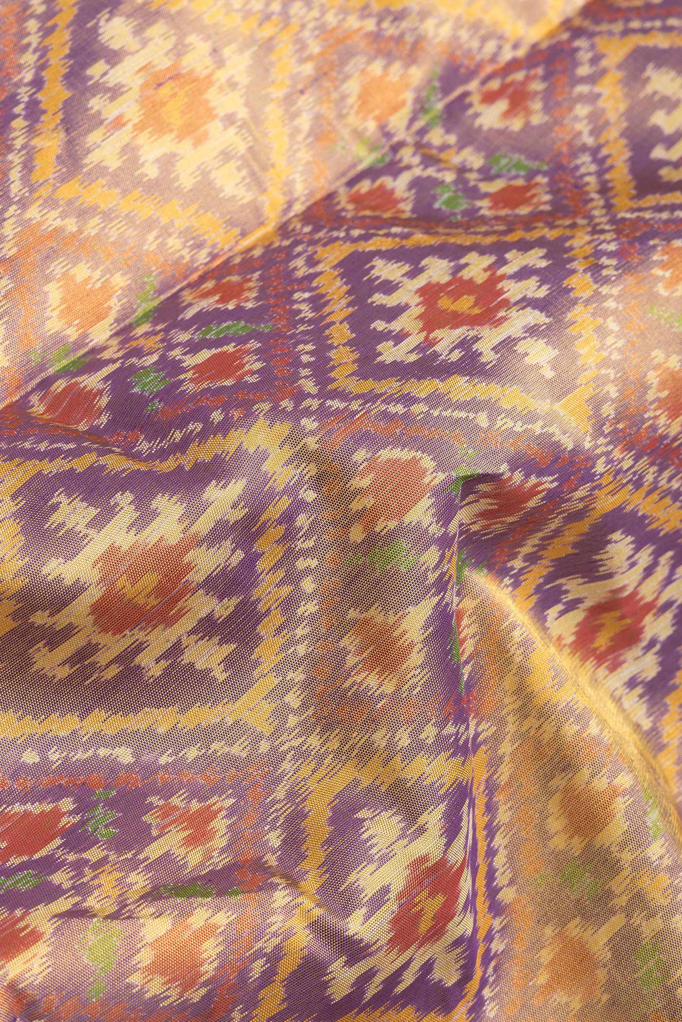 Purple Rajkot Patola Silk Saree - Image 2