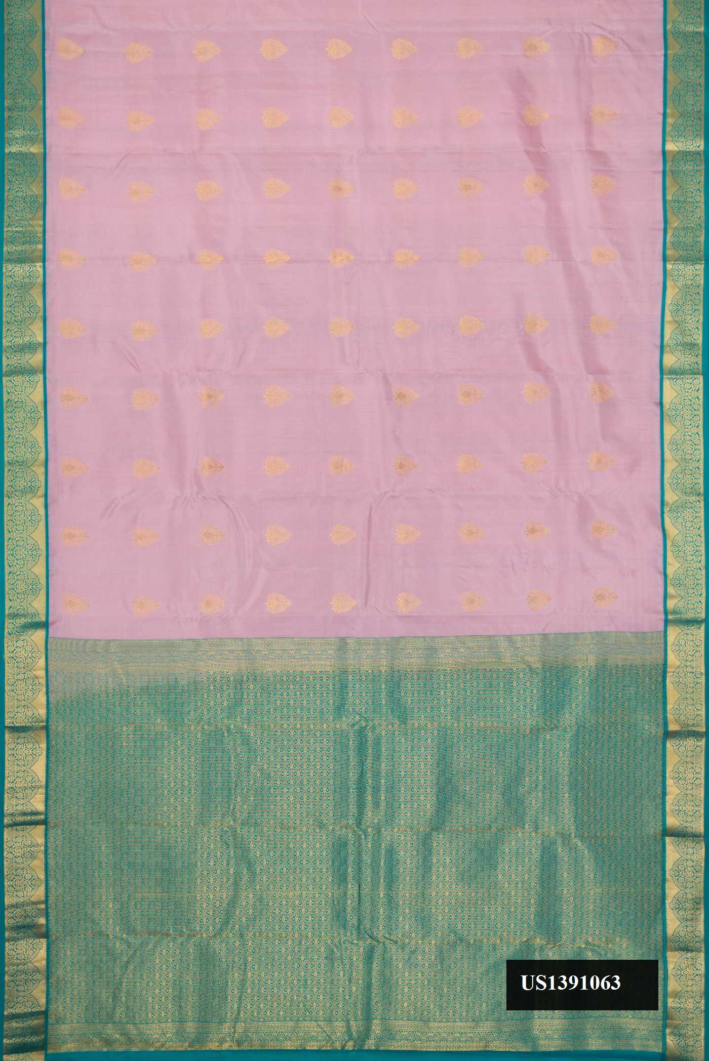 Lavender Dual Tone Kanchipuram Silk Saree