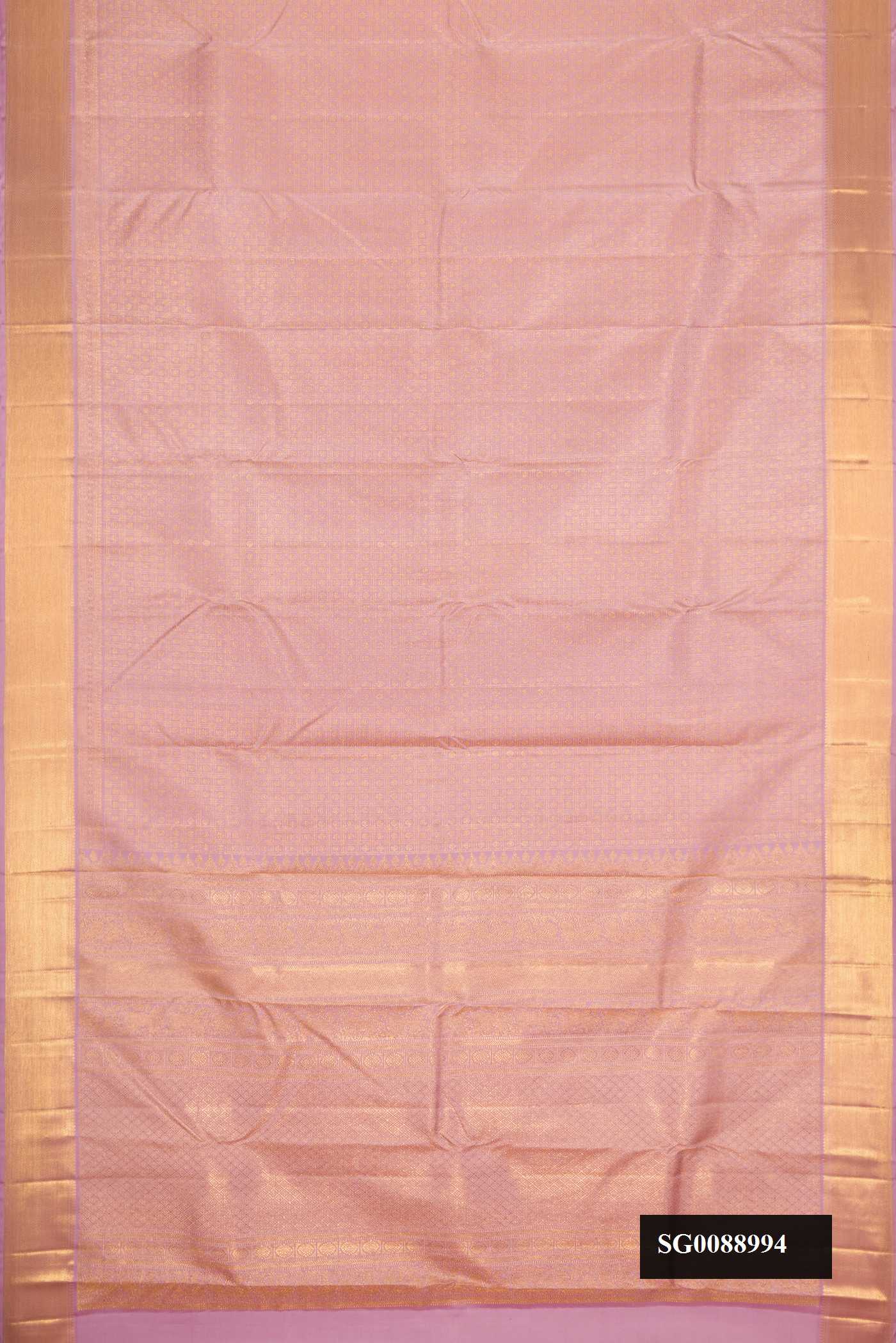 Lavender Dual Tone Kanchipuram Silk Saree