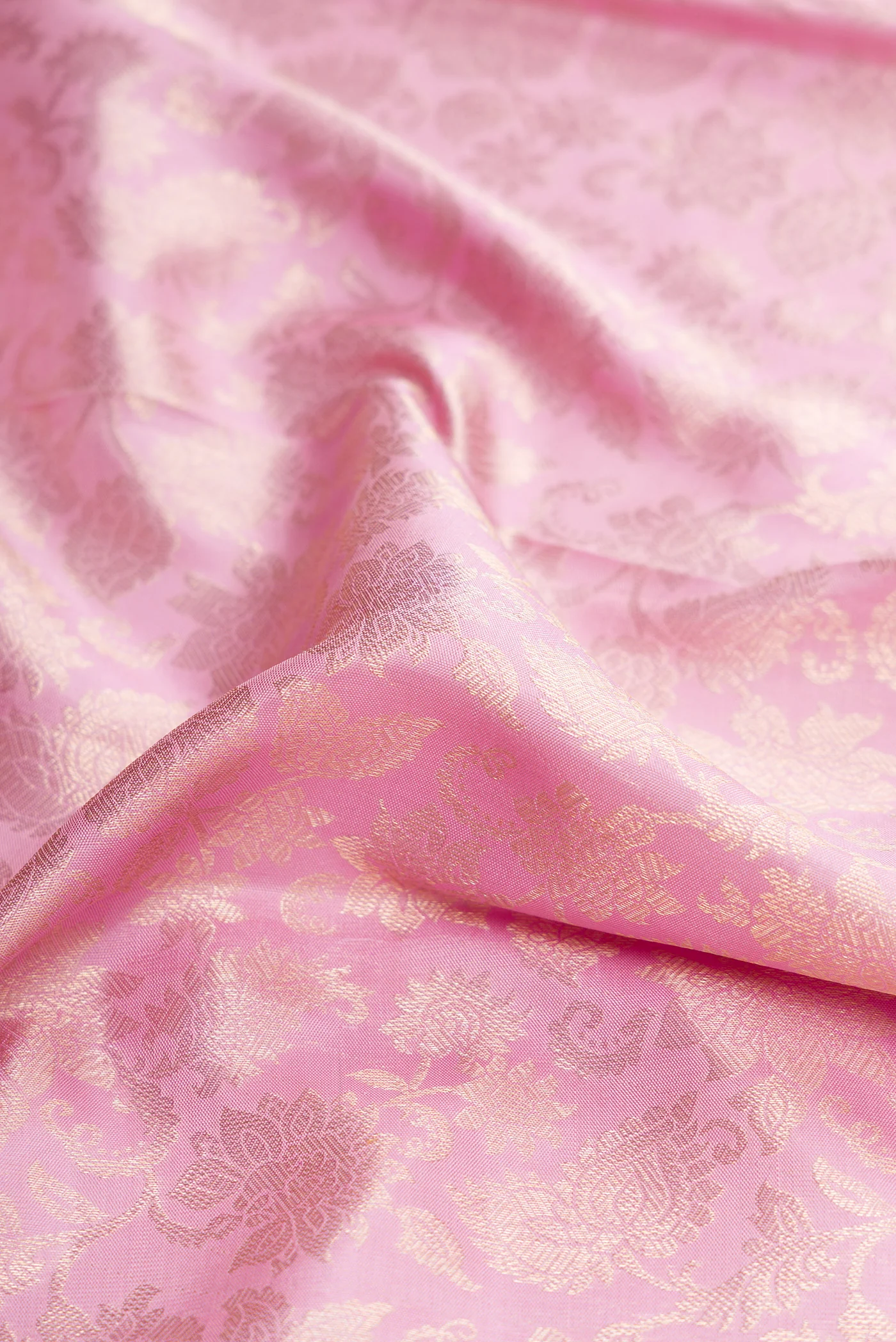 Lavender Kanjivaram Silk Saree - Image 2