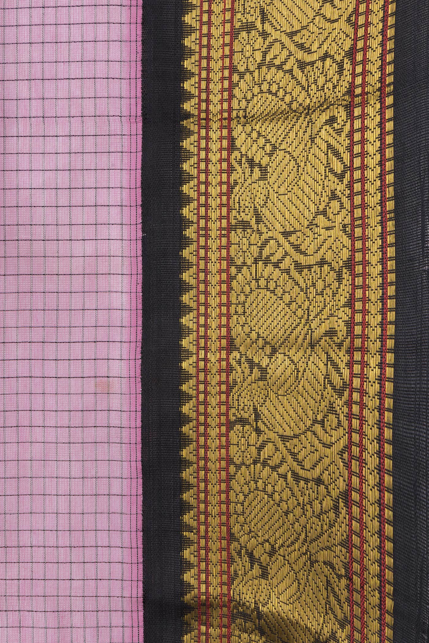 Lavender Silk Cotton Saree - Image 3