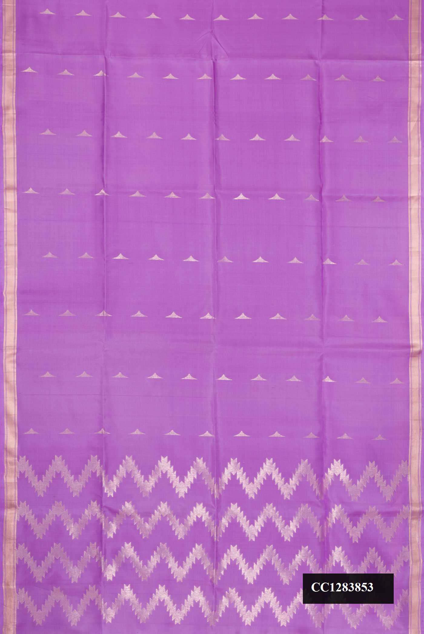 Lavender Dual Tone Soft Silk Saree