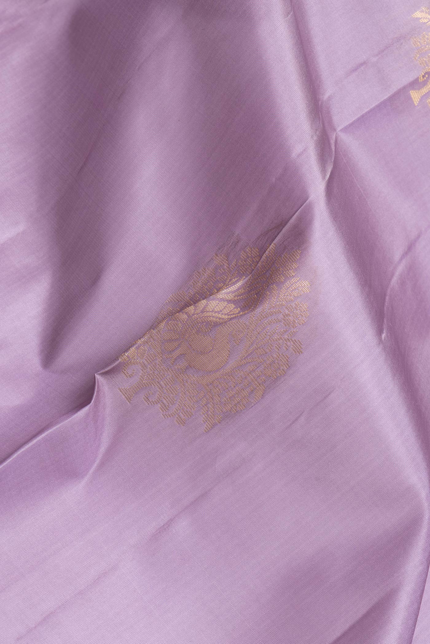 Lavender Soft Silk Saree - Image 2