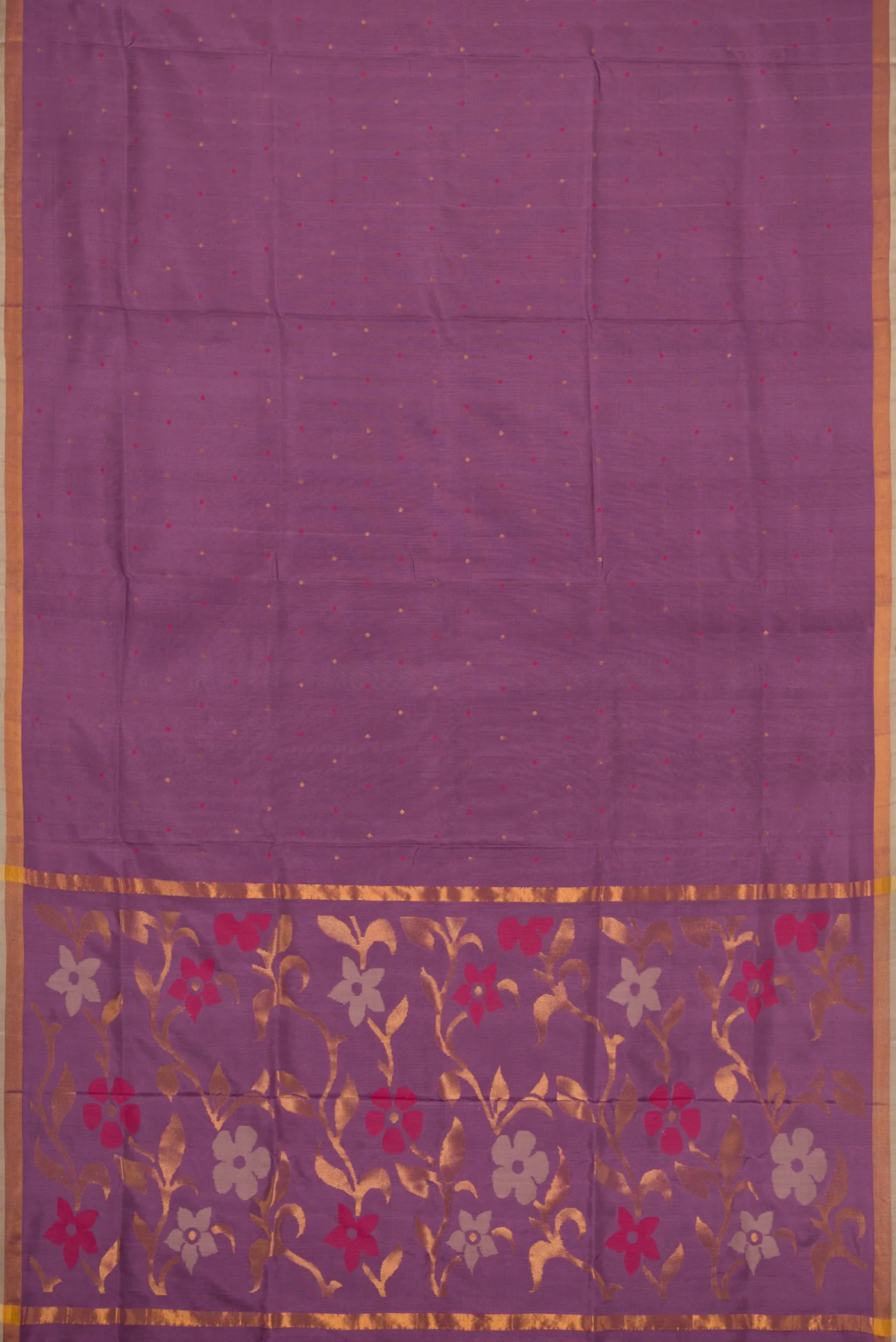 Violet Uppada Silk Saree - Image 6