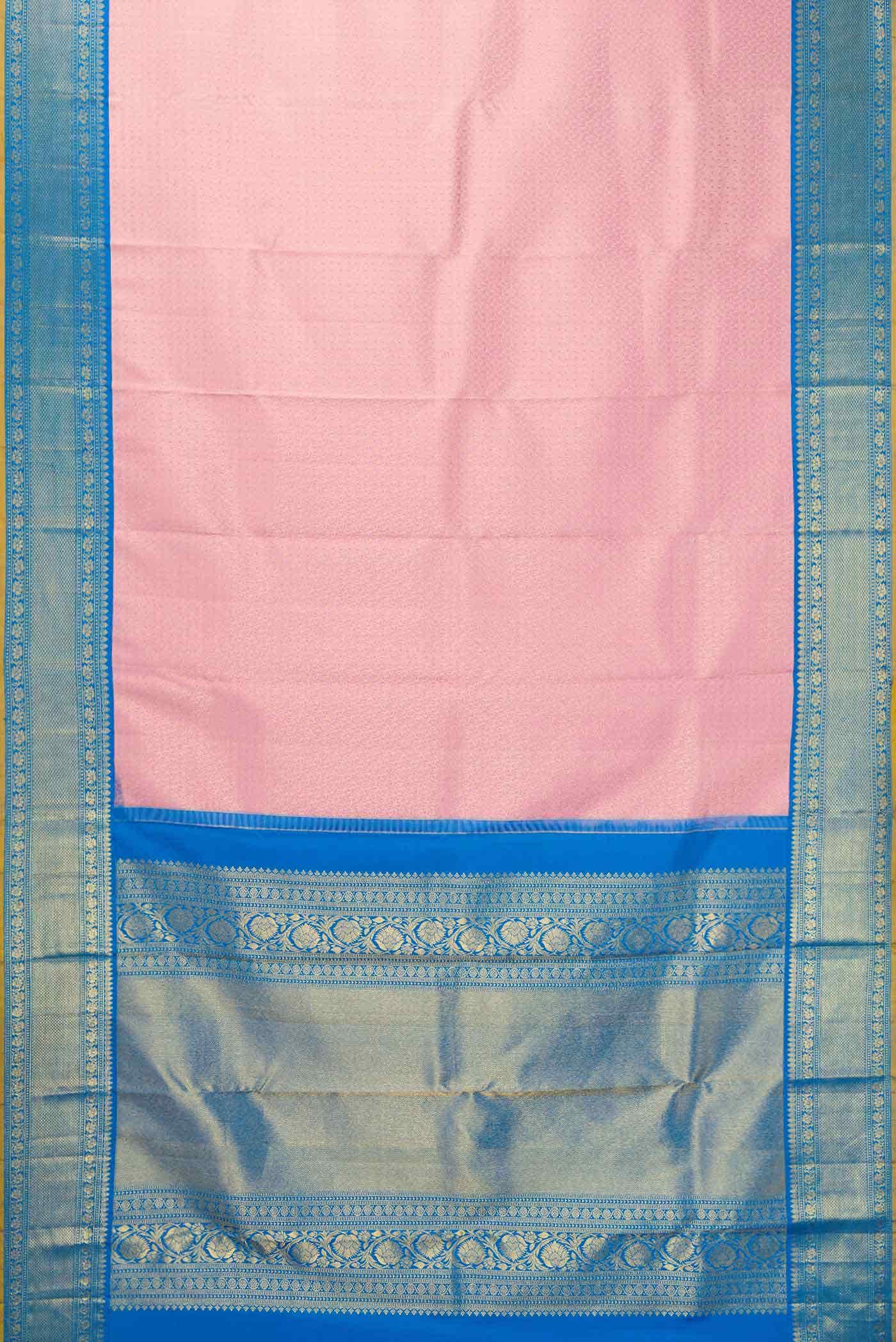Lavender Kanjivaram Silk Saree - Image 4