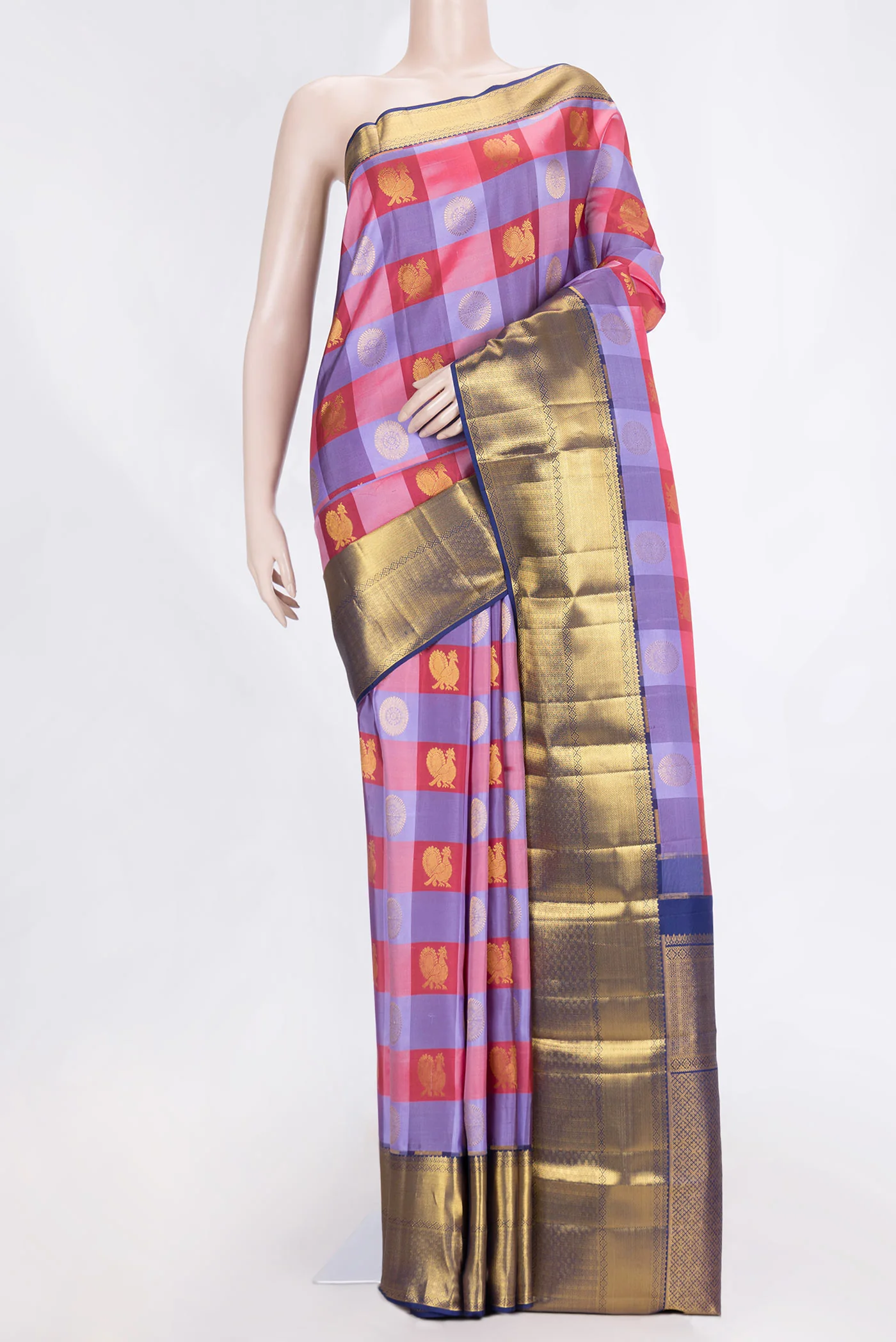 Multi Color Kanchipuram Saree