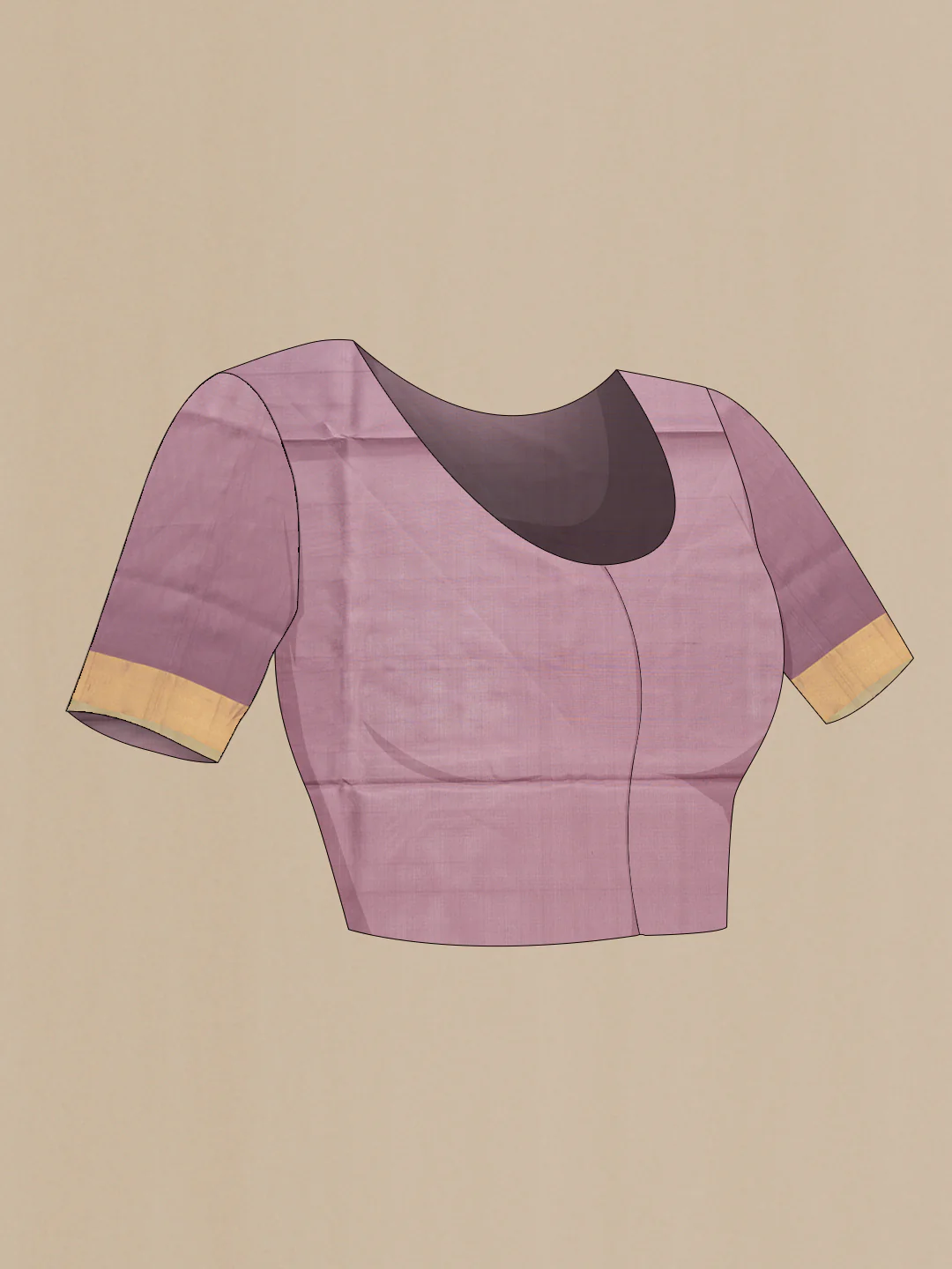 Lavender Uppada Silk Saree - Image 5