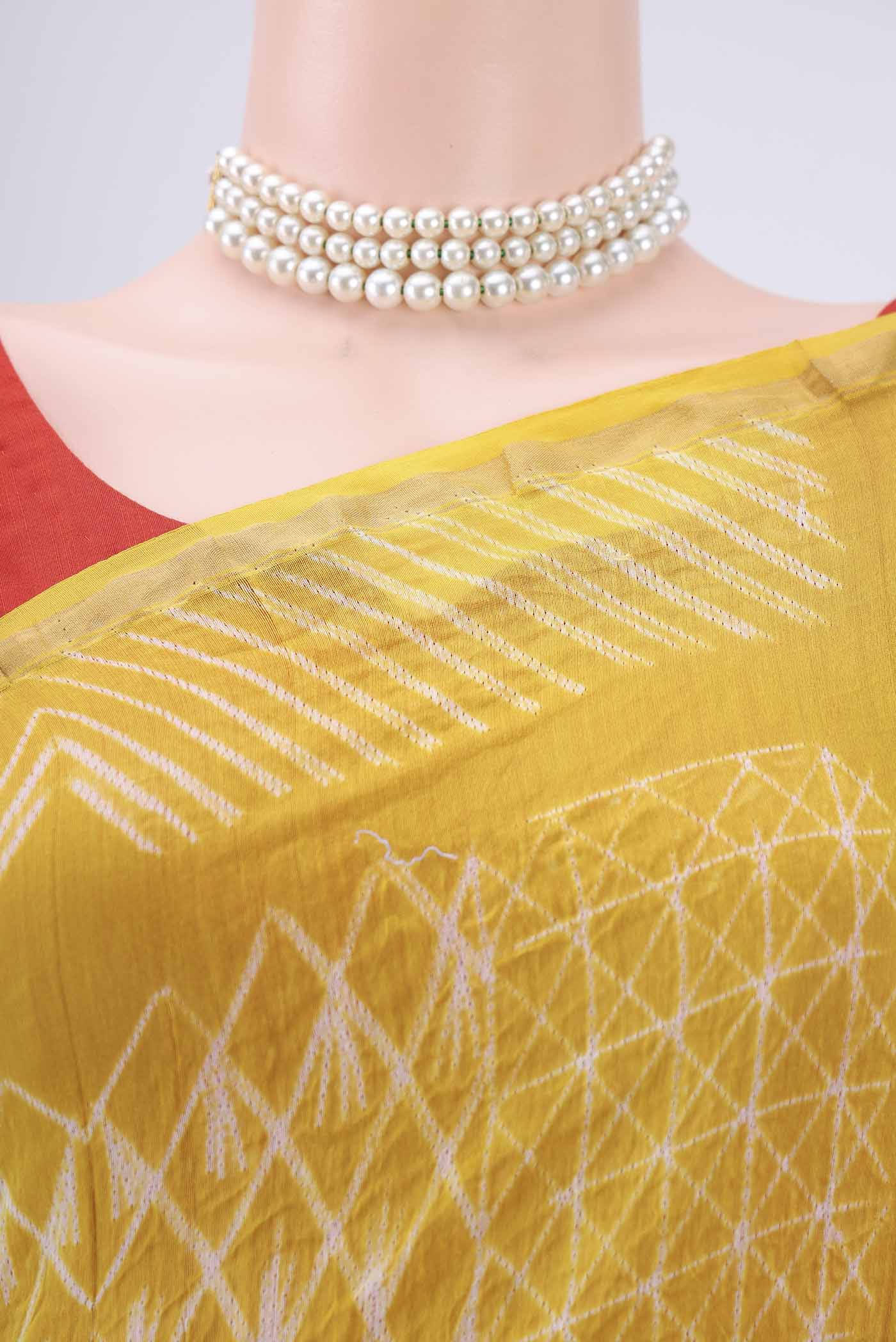 Multi Color Chanderi Silk Saree - Image 2
