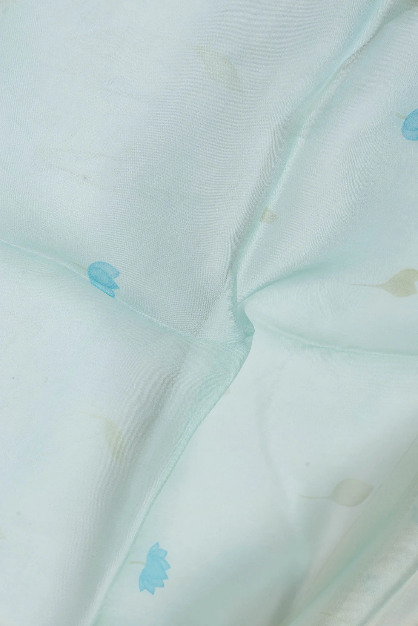Light Blue Organza Silk Saree - Image 2