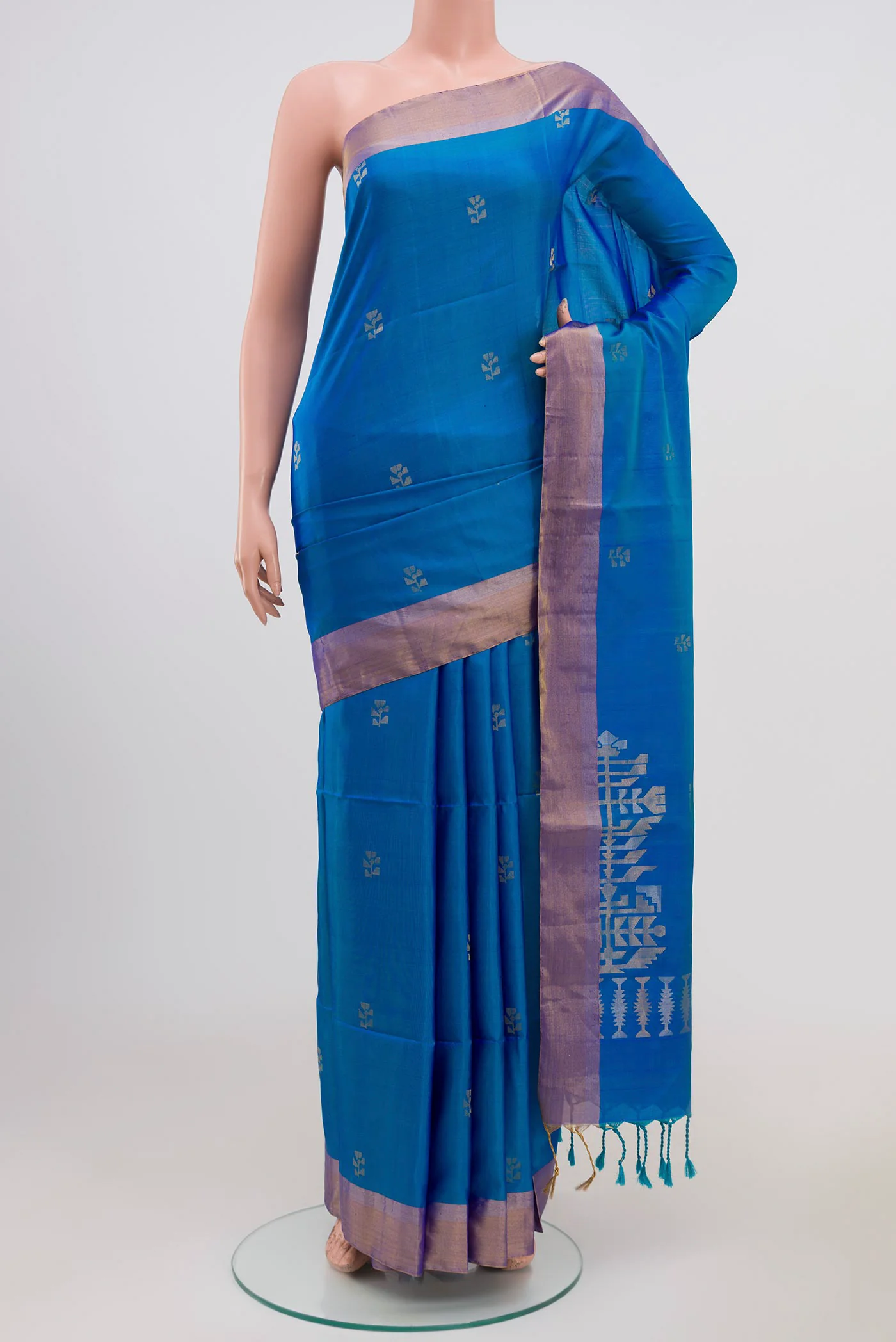 Blue Soft Silk Saree