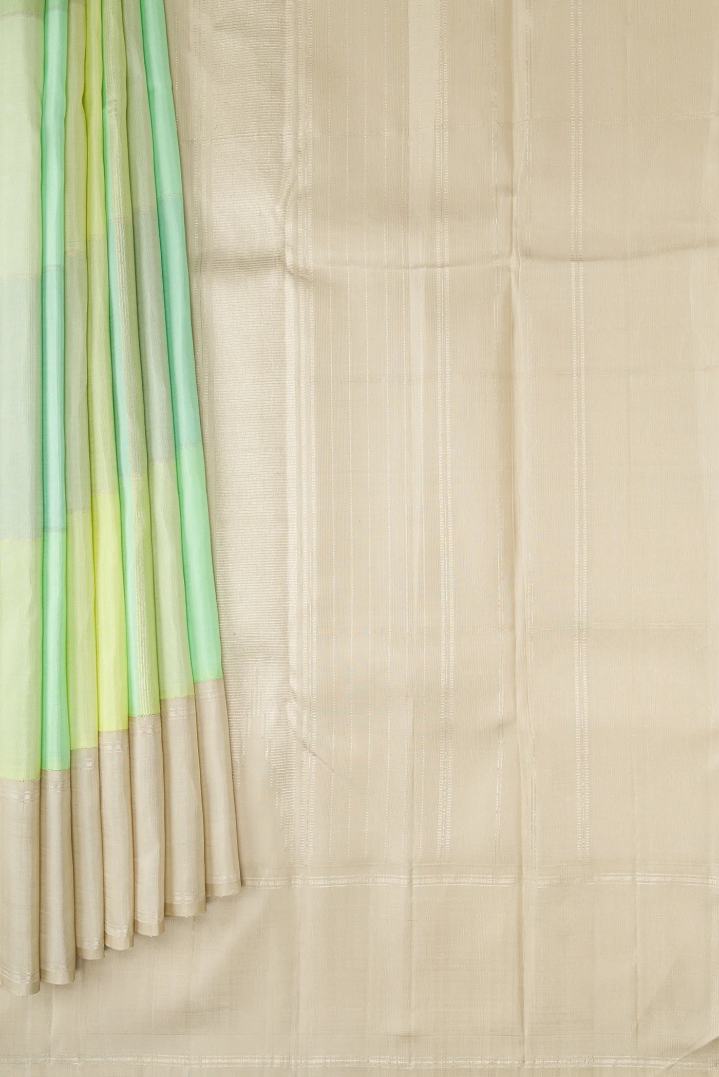 Multi Color Kanchipuram Silk Saree - Image 4