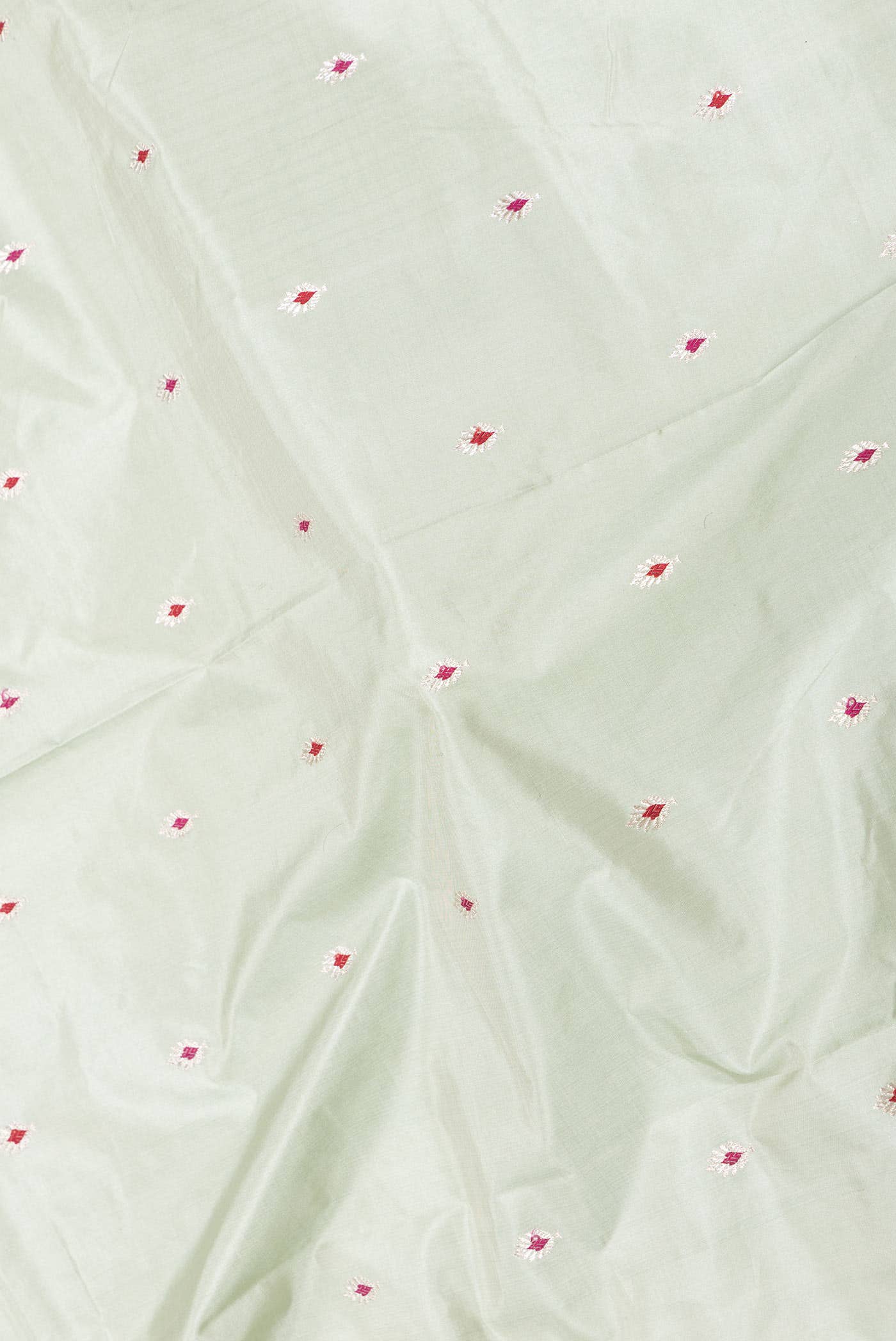 Light Green Dual Tone Banarasi Silk Saree - Image 3