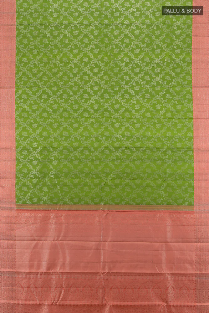 Green Kanjivaram Silk Saree - Image 5