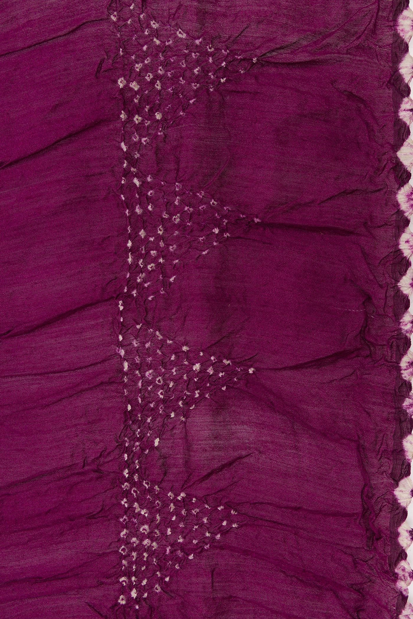 Multi Color Bandhani Silk Saree - Image 3