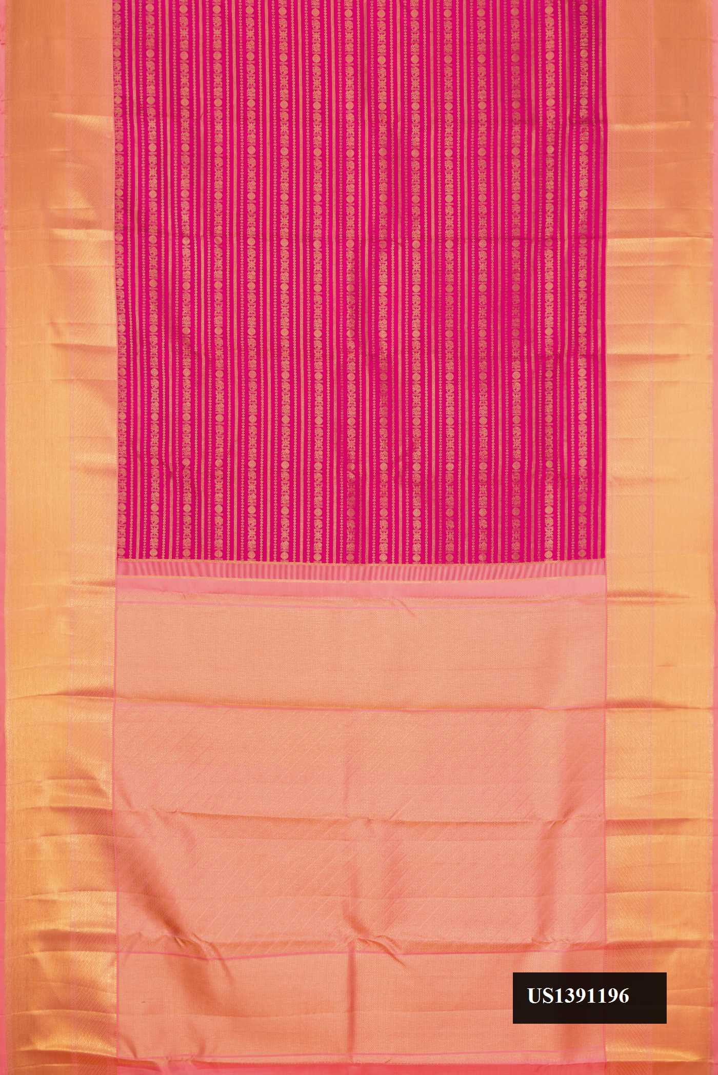 Magenta Dual Tone Kanchipuram Silk Saree