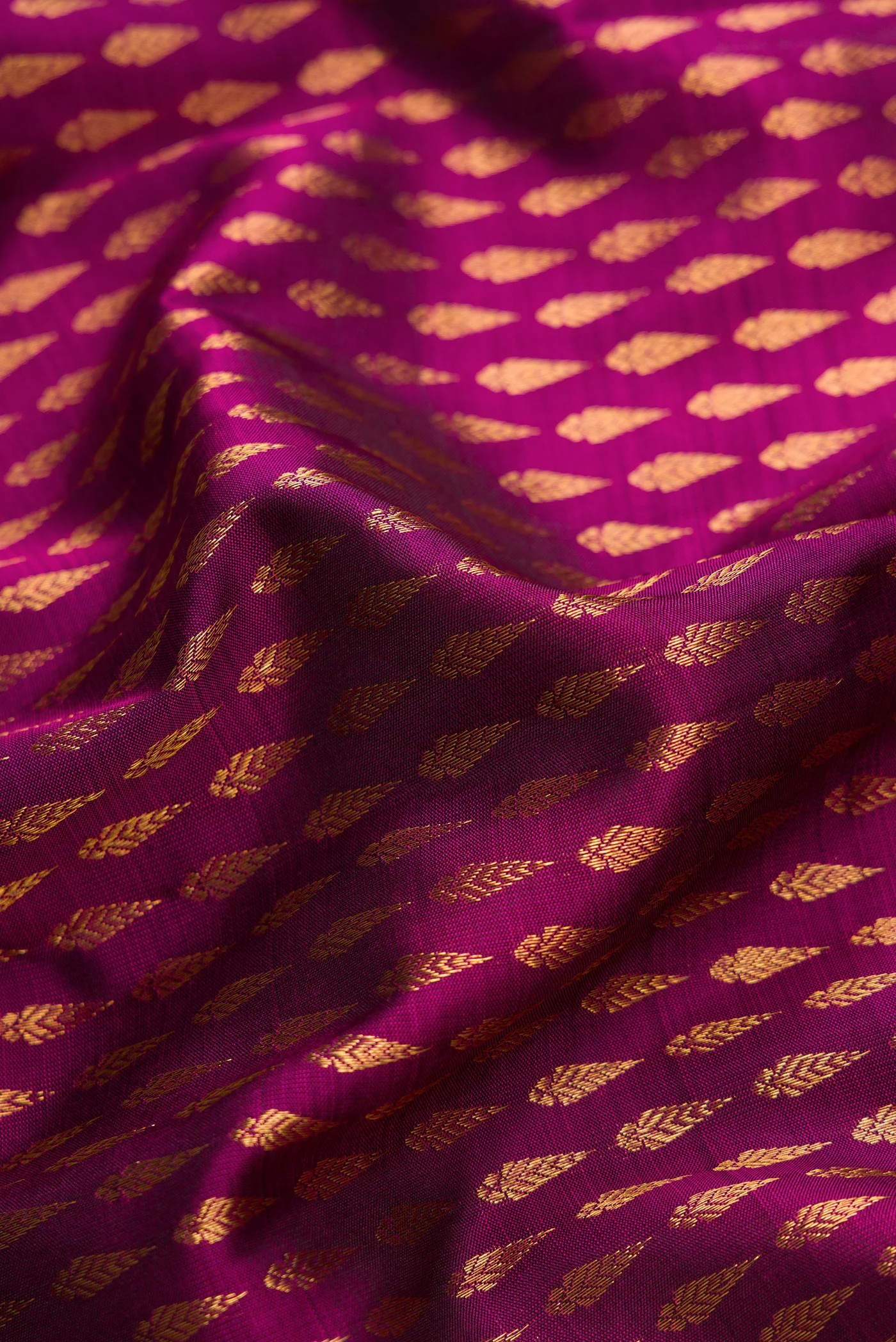 Purple Kanjivaram Silk Saree - Image 2