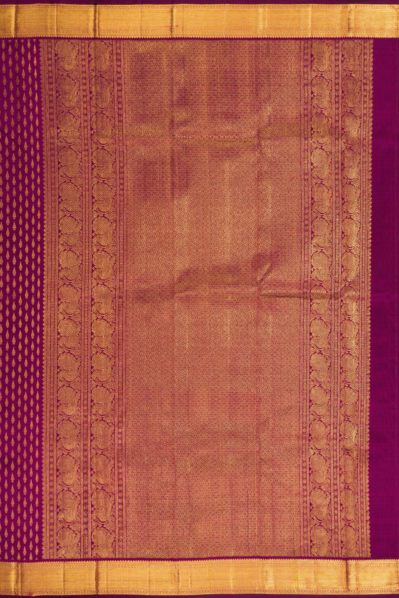 Purple Kanjivaram Silk Saree - Image 7