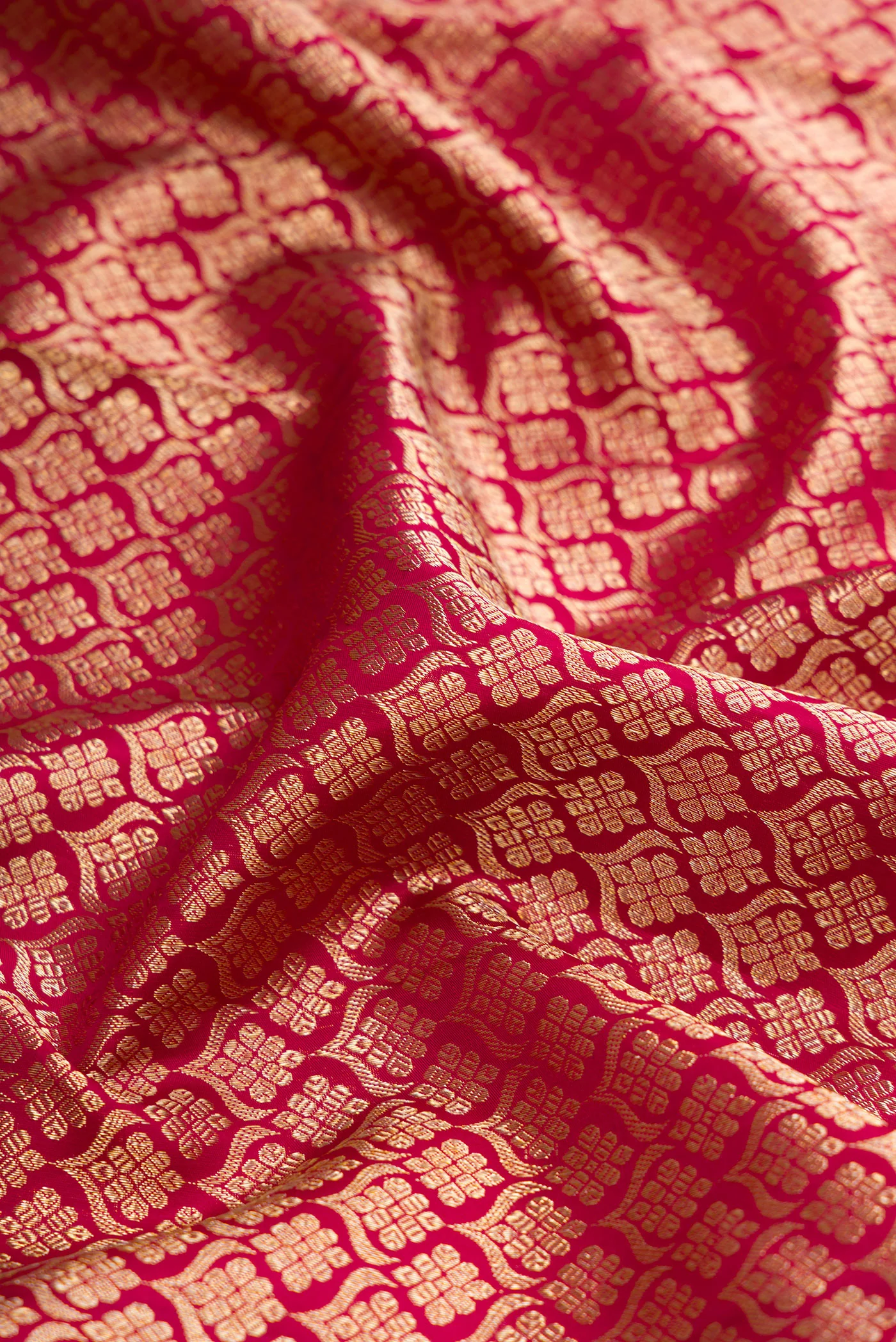 Maroon Dual Tone Kanjivaram Silk Saree - Image 2