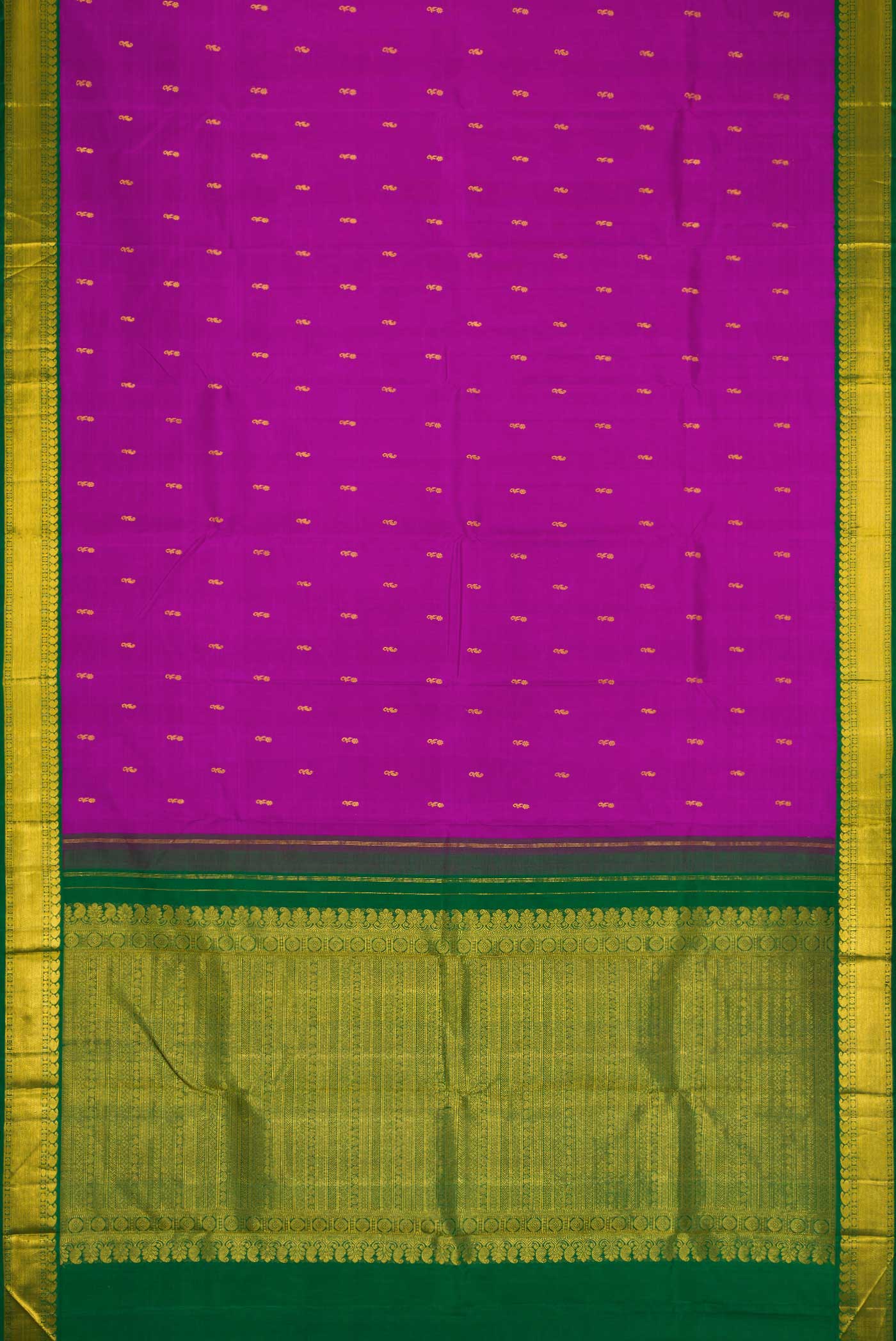 Purple Kanjivaram Silk Saree - Image 6