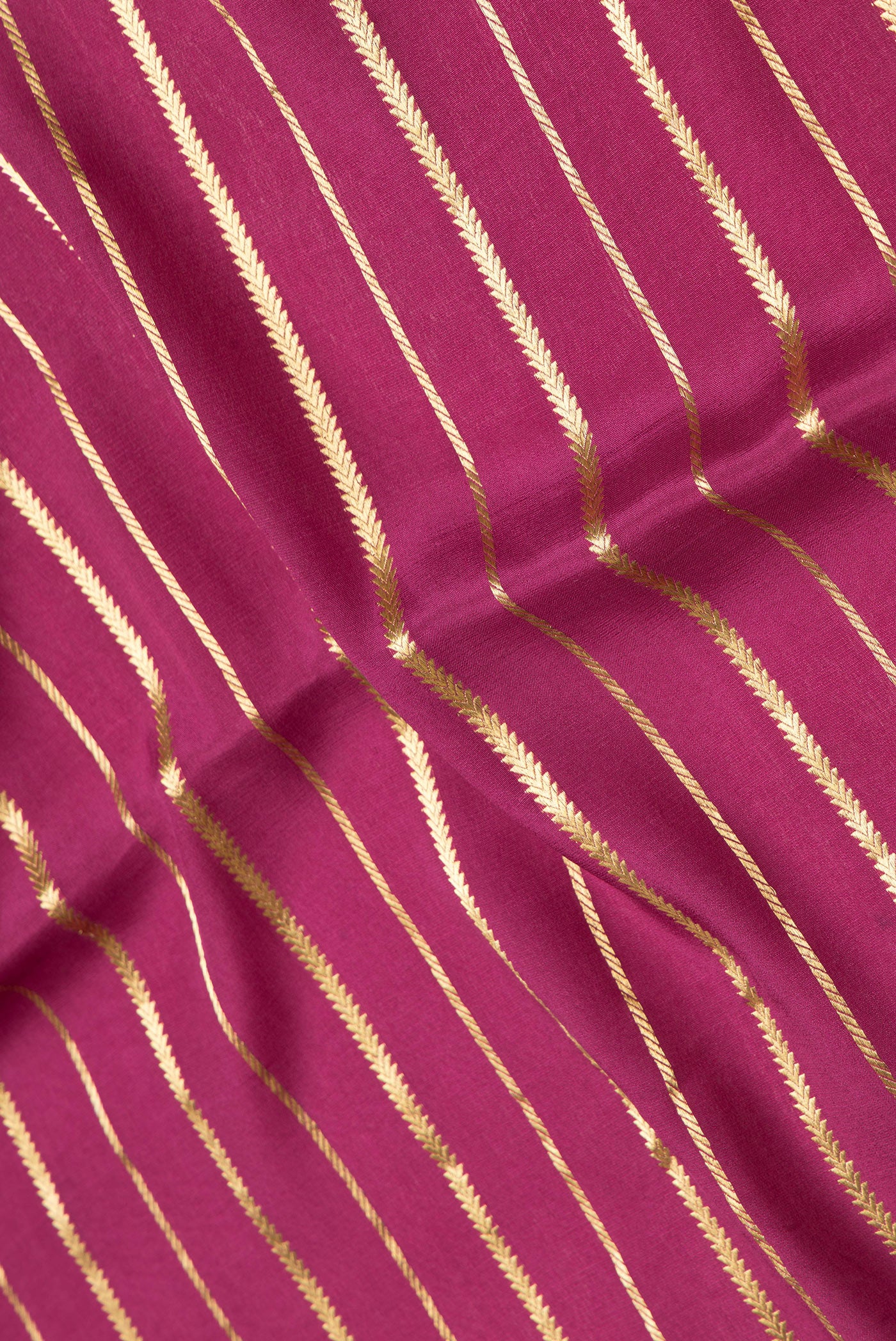 Magenta Mysore Crepe Saree - Image 2