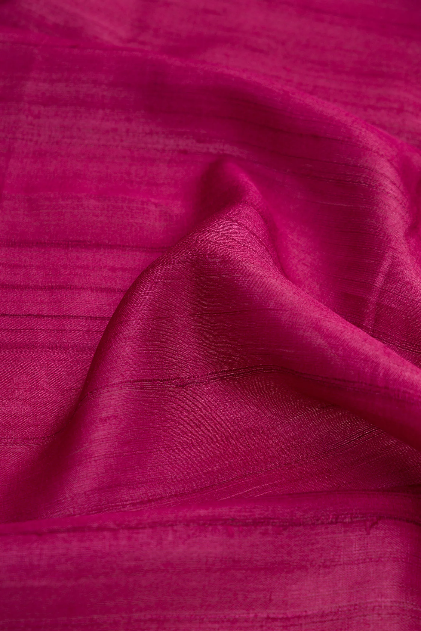 Magenta Tussar Silk Saree - Image 2