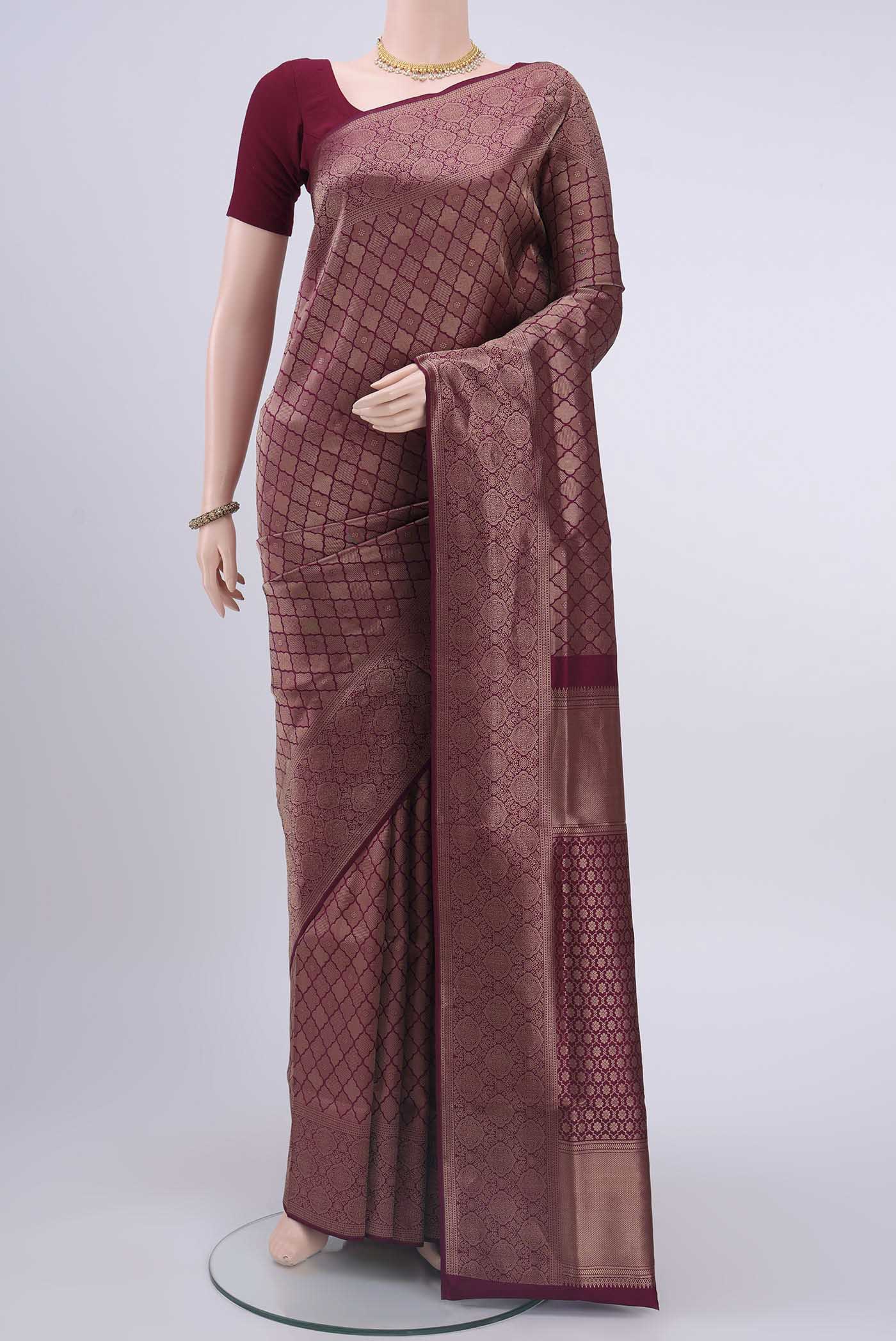 Magenta Soft Silk Saree